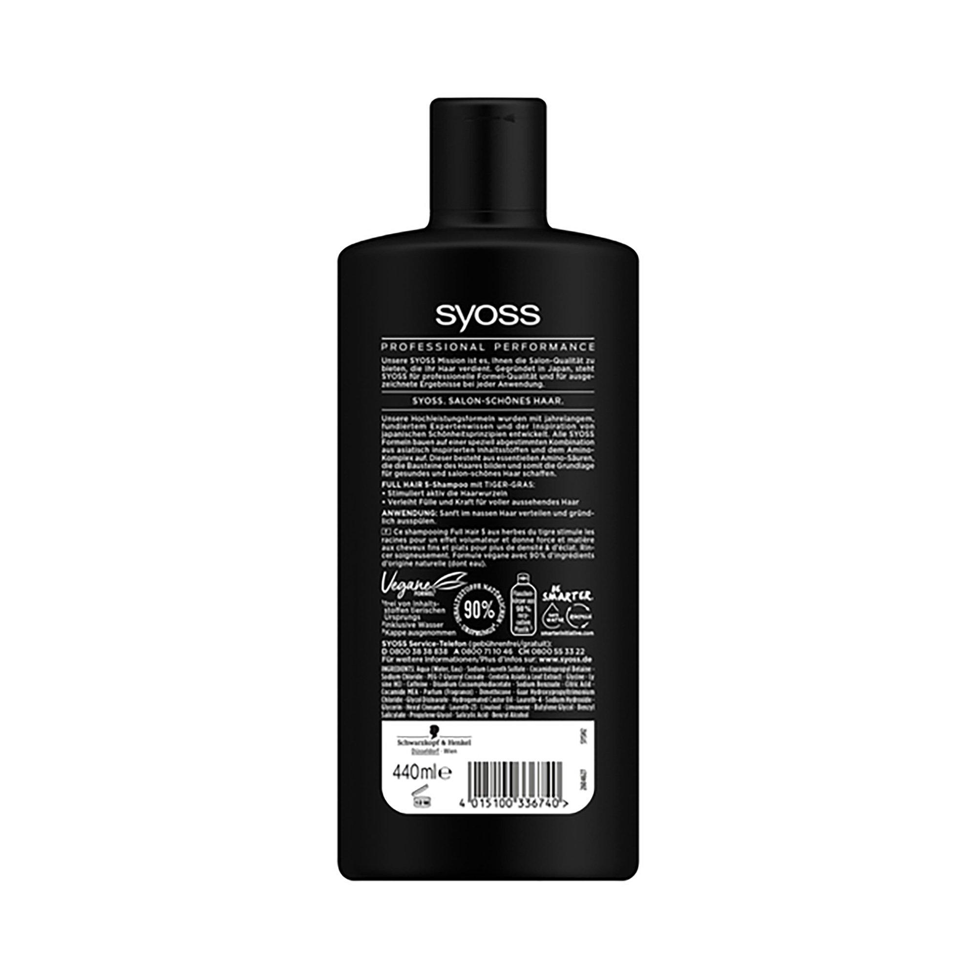 syoss Syoss SHP Full Hair 5 440ML Shampoo Full Hair 5