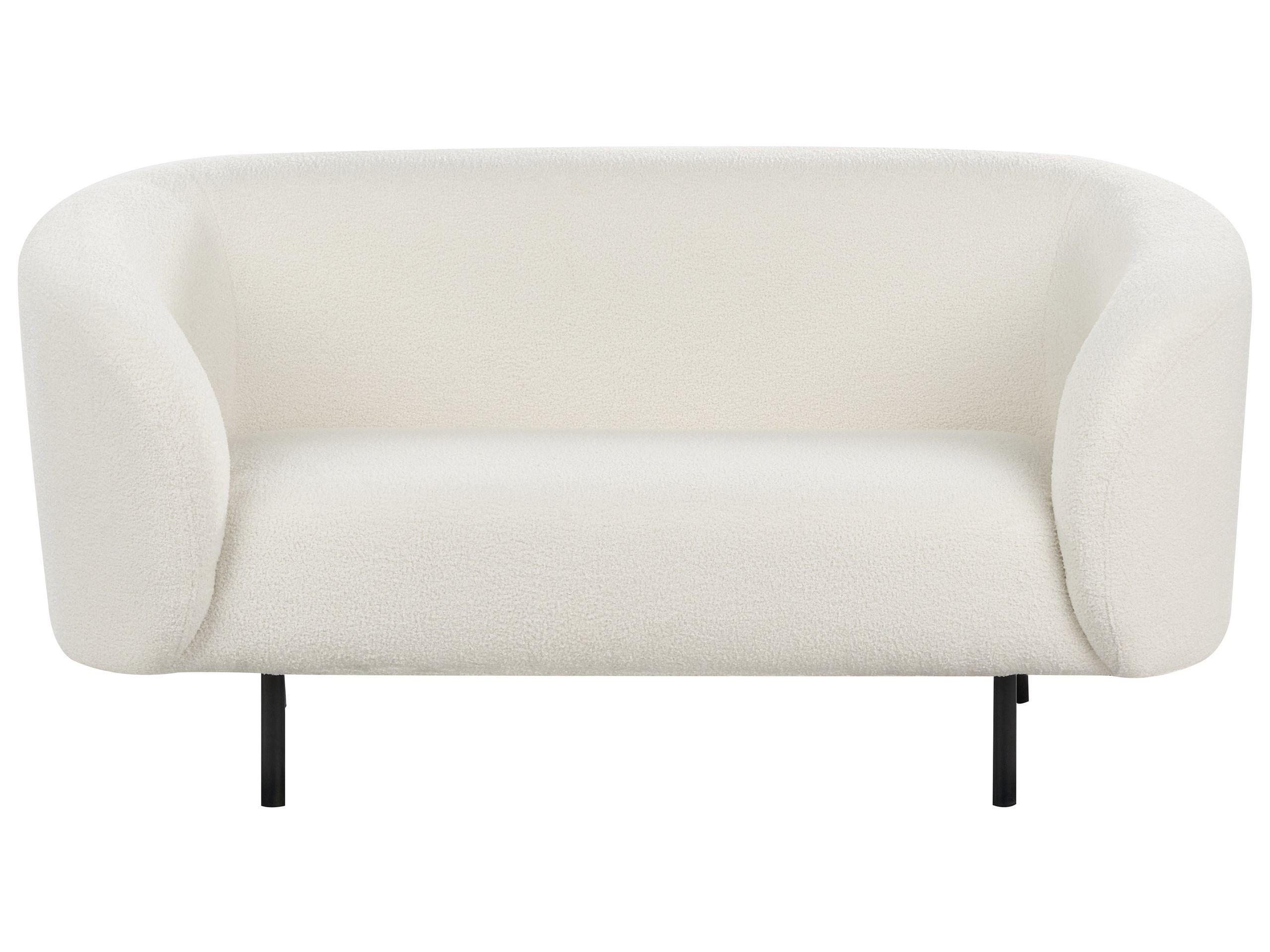 Beliani 2 Sitzer Sofa aus Bouclé Klassisch LOEN