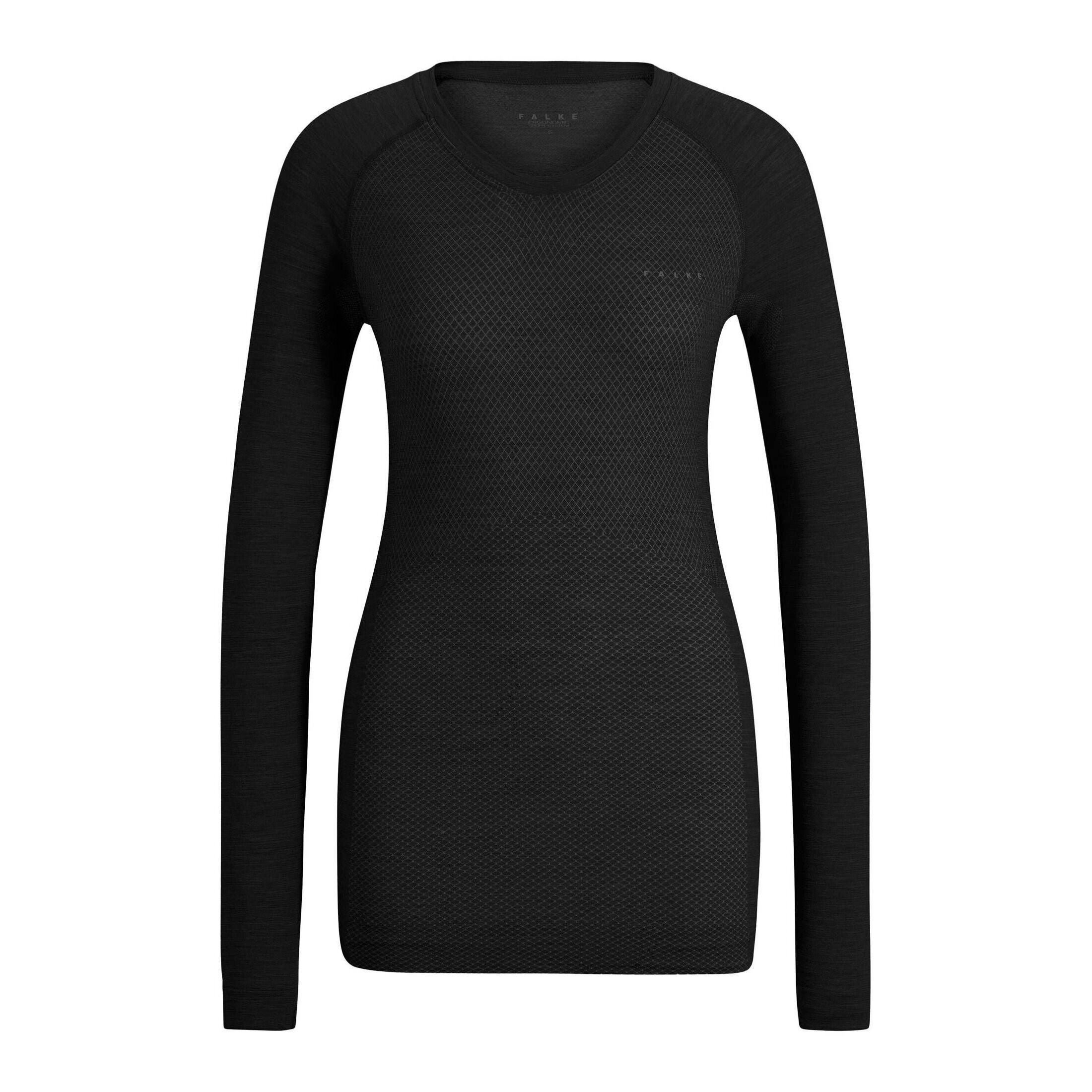 FALKE Langarmshirt Wool-Tech Light