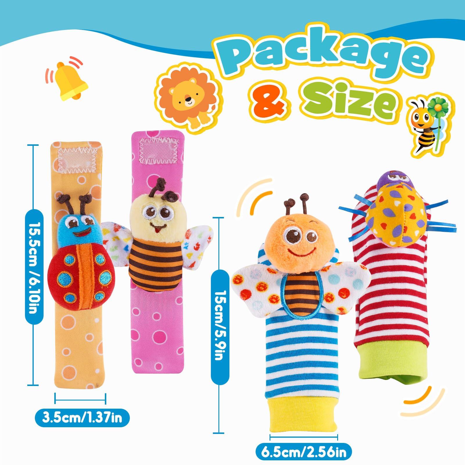 Activity-board Babyspielzeug 14 Stück Rasseln Beißring Set Babyspielzeug