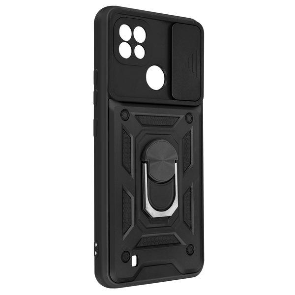 Avizar Ring-Hülle Realme C21 / C11 2021 Schwarz