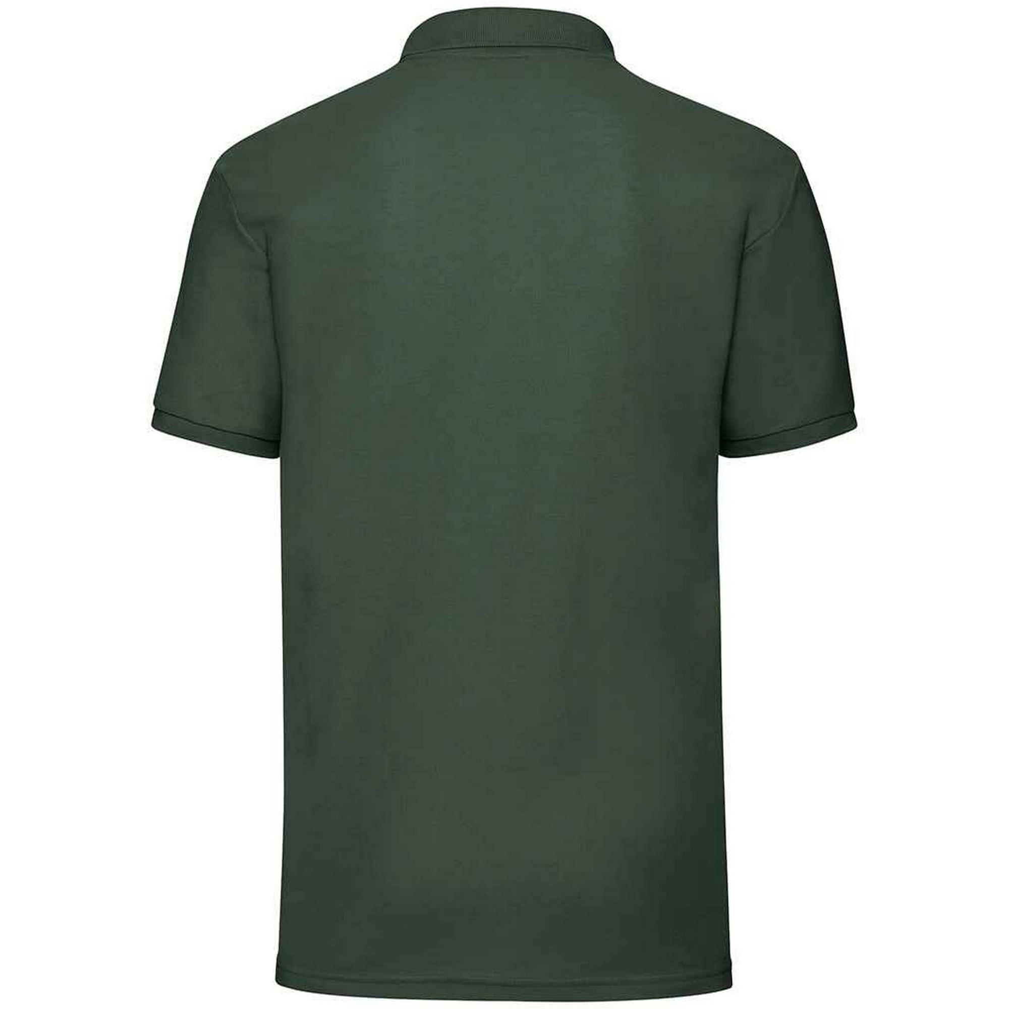 Fruit of the Loom Unifarbenes Kurzarm Poloshirt