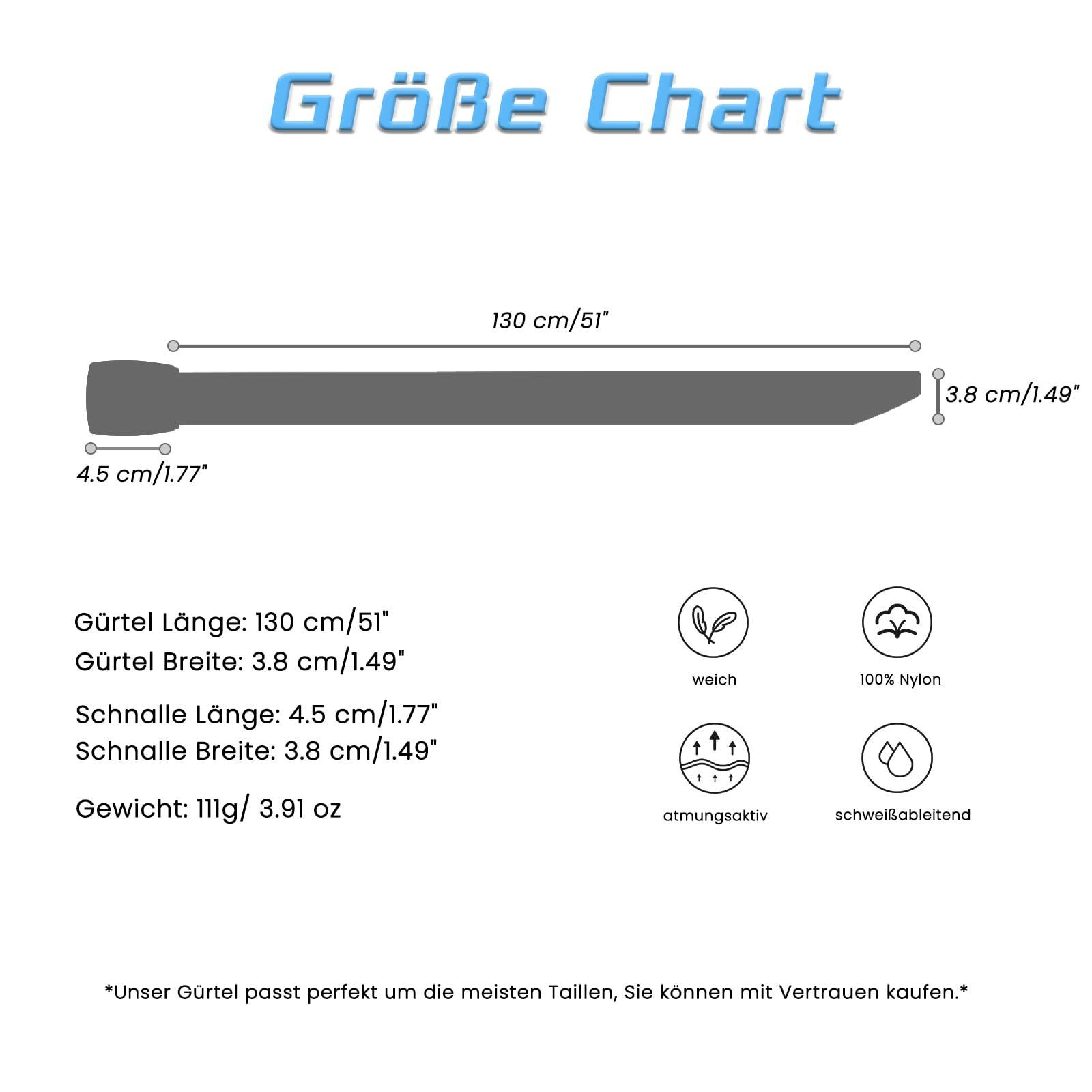 Only-bags.store 5-teiliger Arbeitsgürtel, Unisex-Gürtel, verstellbarer Nylongürtel aus Segeltuch, ohne Metallschnalle