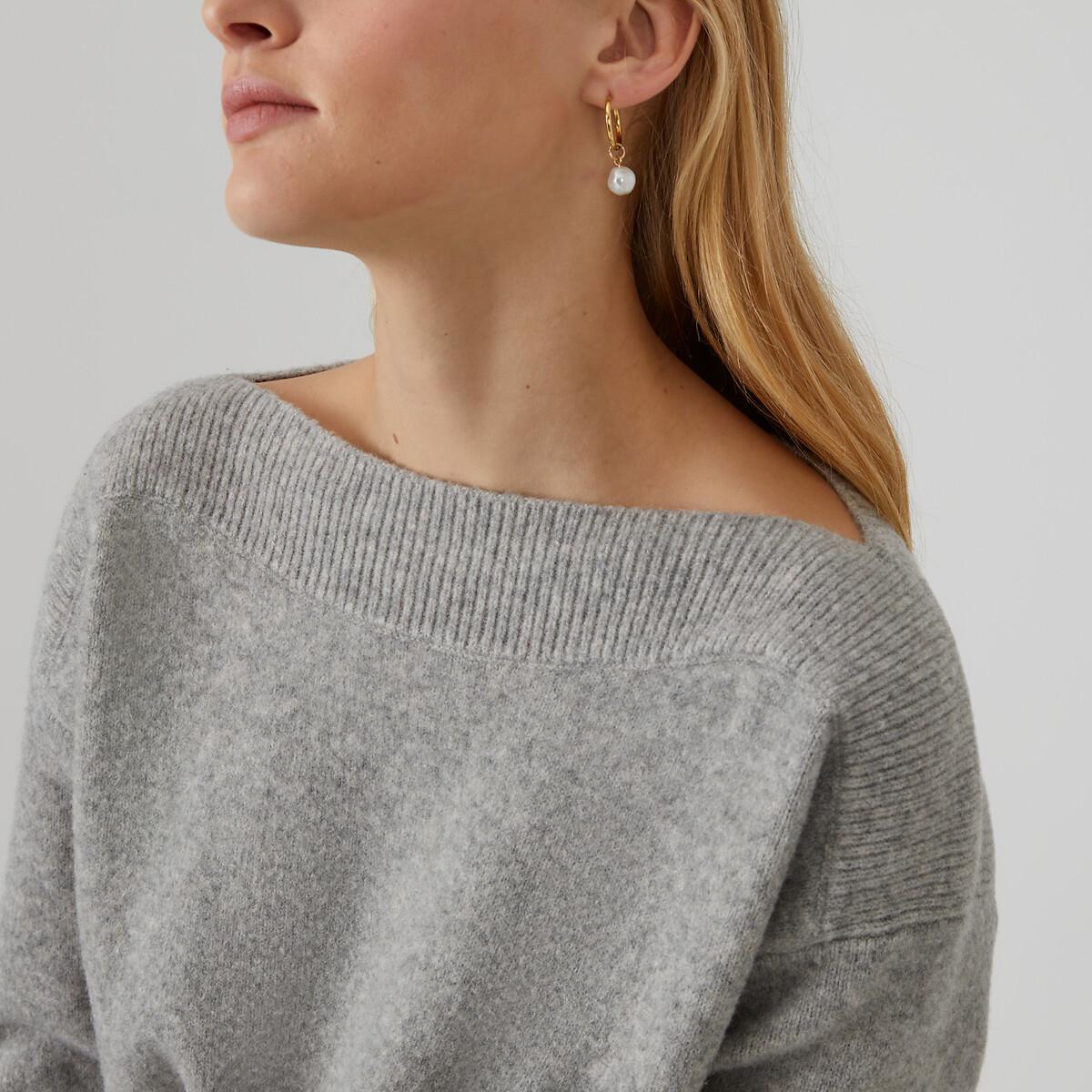 La Redoute Collections Pullover mit U-Boot-Ausschnitt