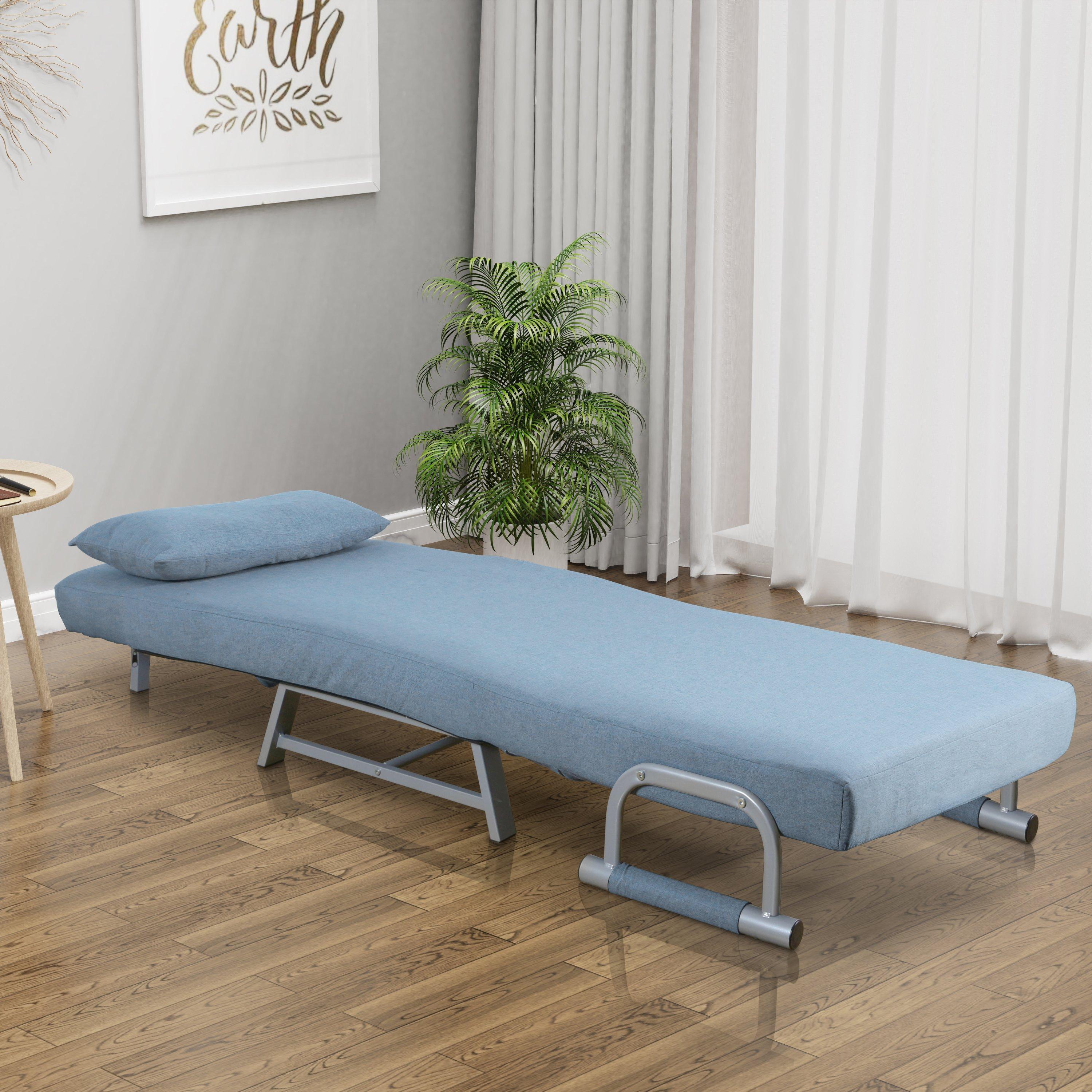 VCM Schlafsessel | Polyester-Stoff | Maße ca. ca. H. 95 x B. 64 x T. 78 cm | Sessel mit Schlaffunktion | Schlafsessel - Kolino