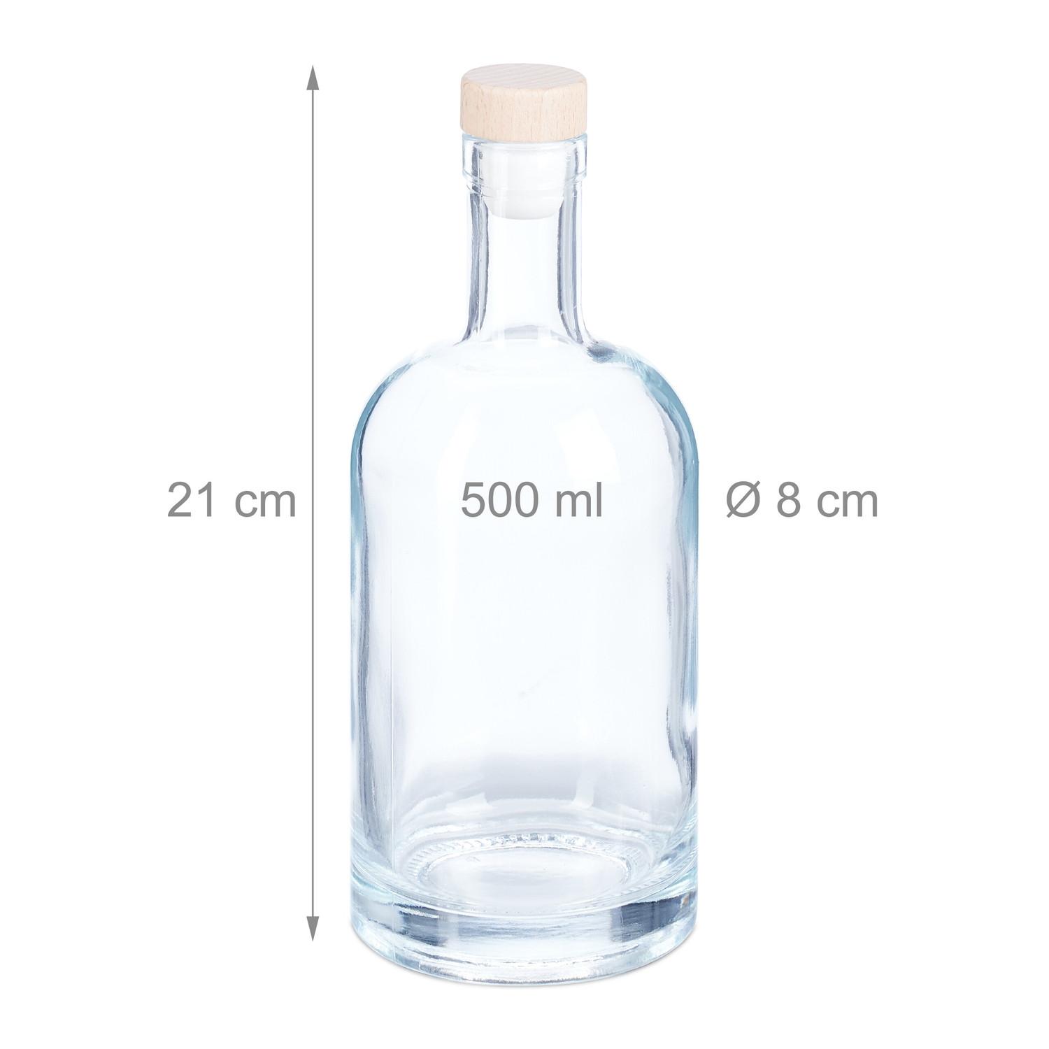 Northio Nachfüllbare Flaschen 12er-Pack 500 ml