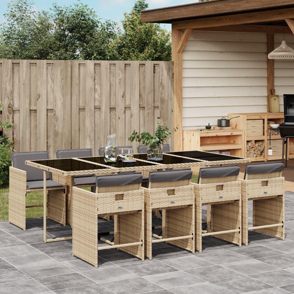 VidaXL Garten essgruppe poly-rattan
