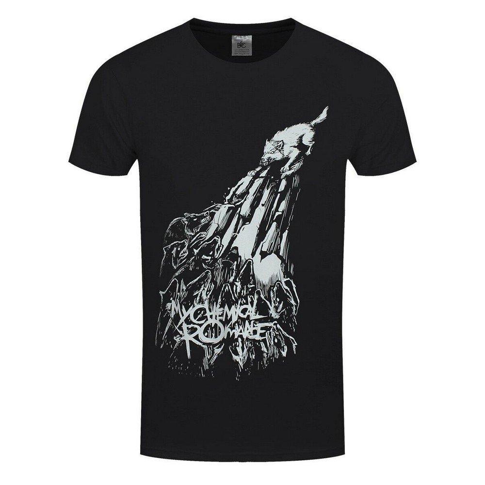 My Chemical Romance The Pack Wolf Print T-Shirt