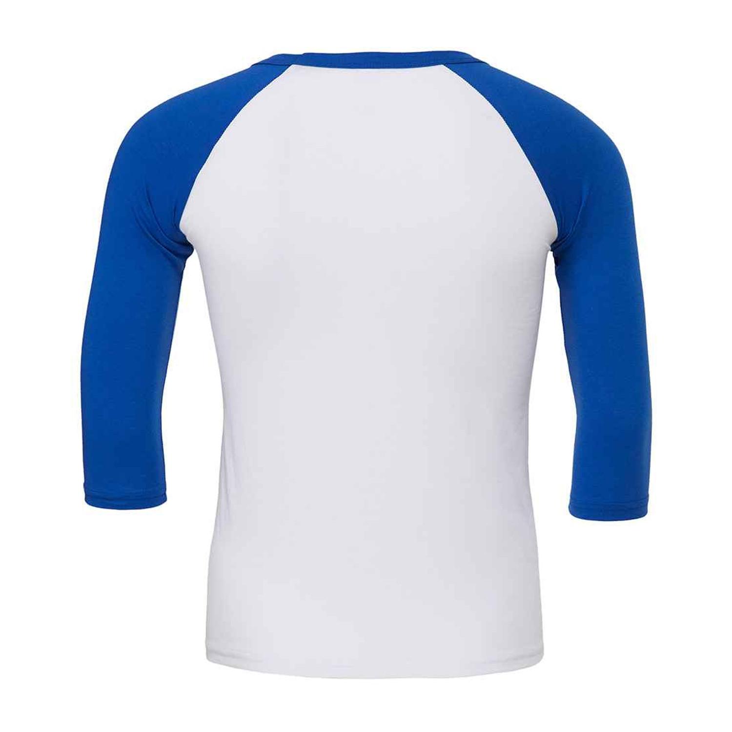 Bella + Canvas Baseball 3/4 Ärmel T-Shirt