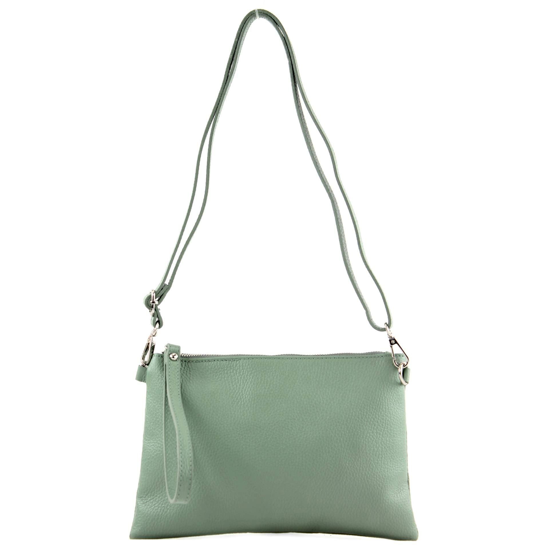 Only-bags.store Clutch Umhängetasche Leder medium Clutch Umhängetasche Leder medium