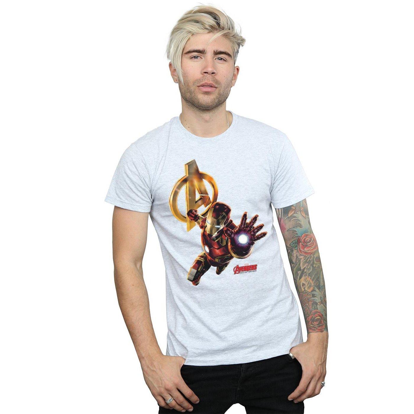 MARVEL Avengers Iron Man Logo Print T-Shirt