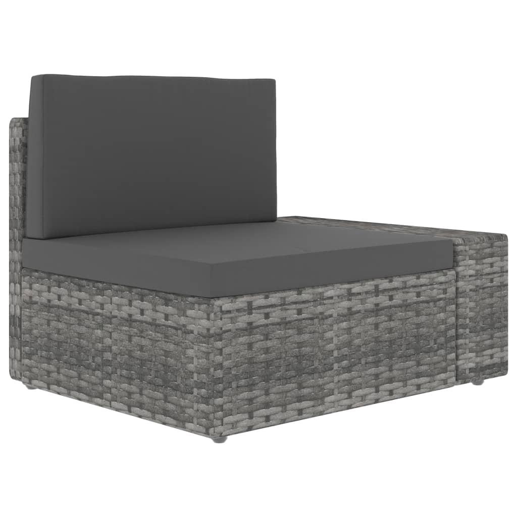 VidaXL Gartensofa poly-rattan