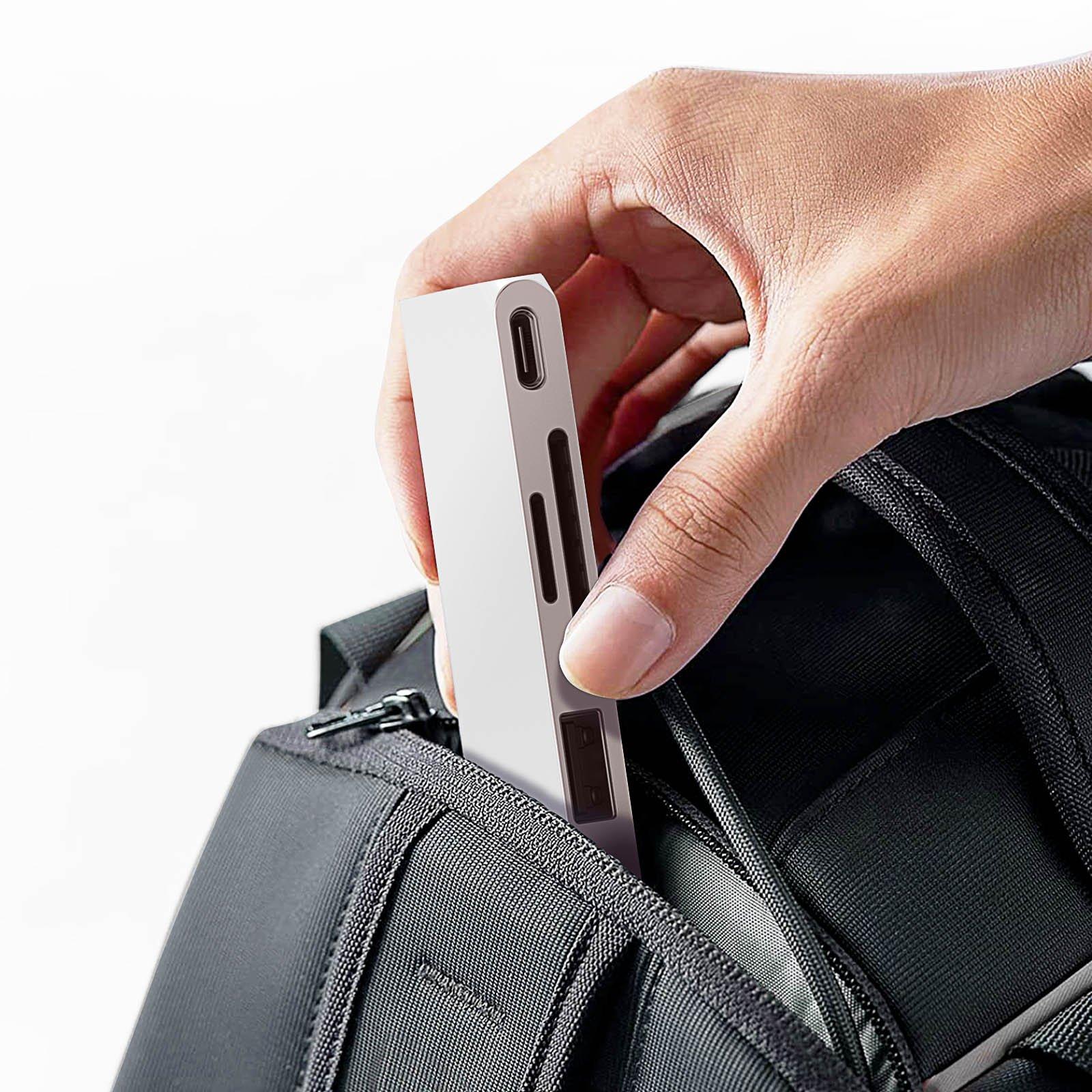 SATECHI Satechi Pro Slim Hub Macbook, Silber