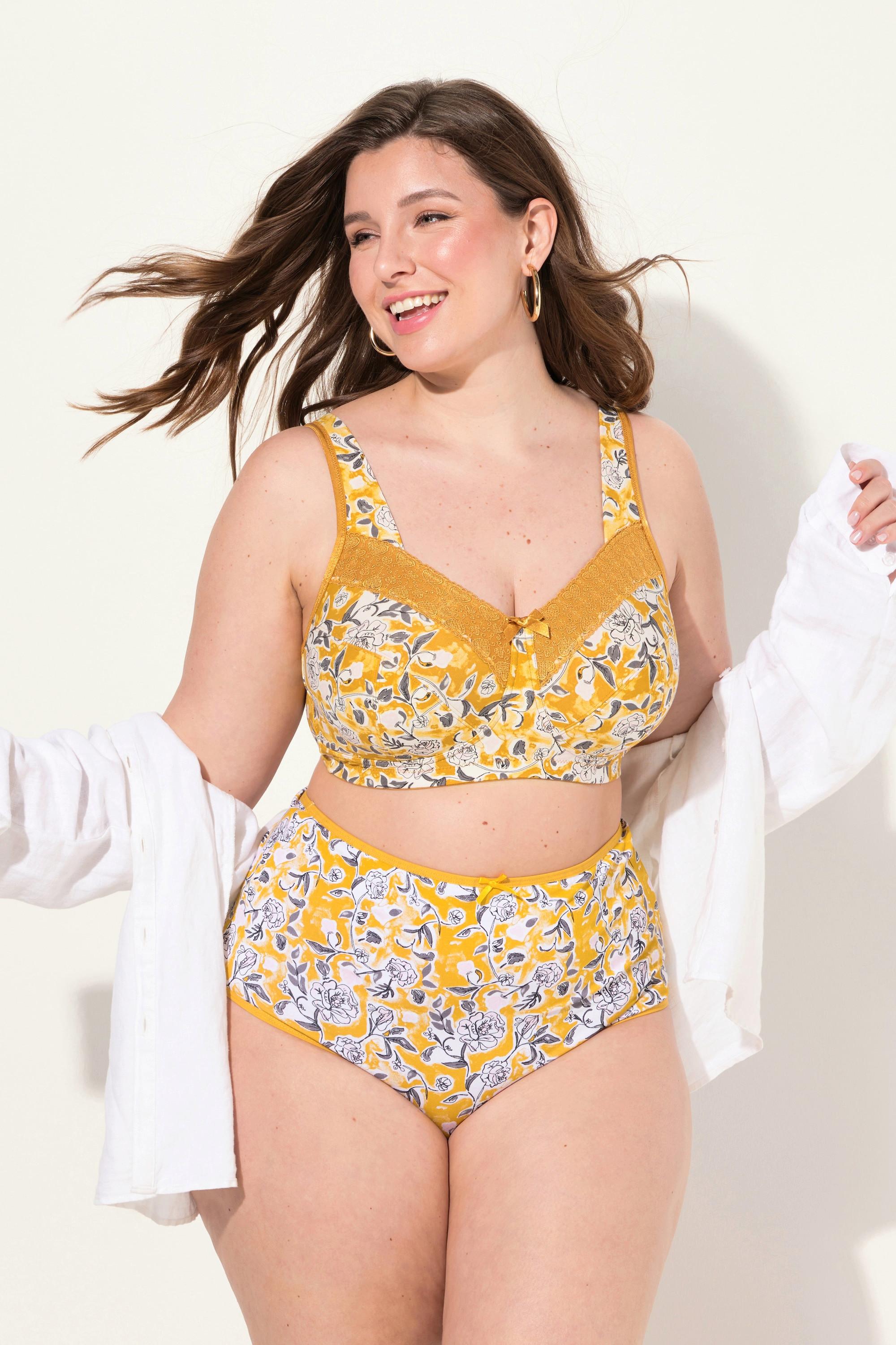 Ulla Popken Entlastungs-BH, Spitze, ohne Bügel, Cup C - E