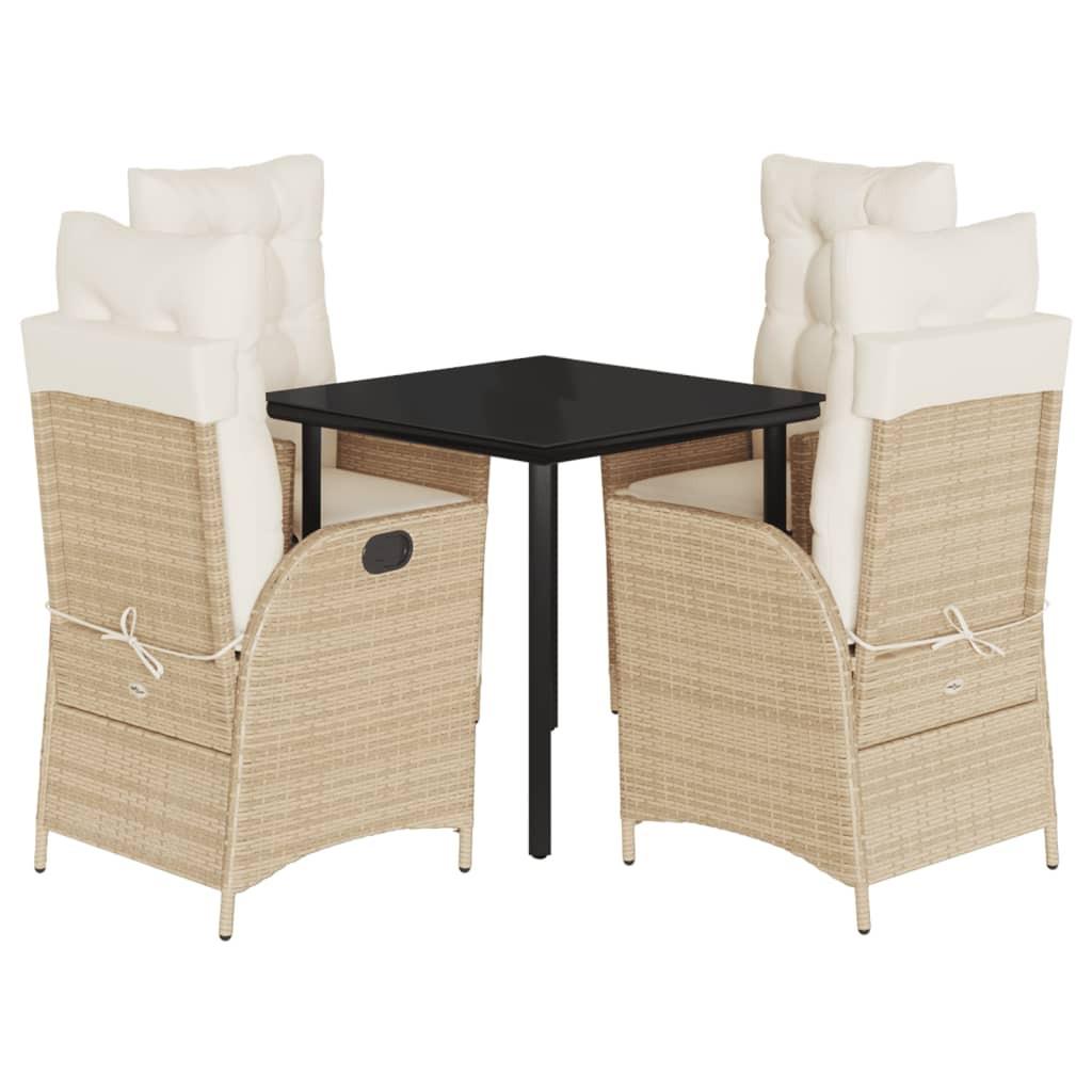 VidaXL Garten essgruppe poly-rattan