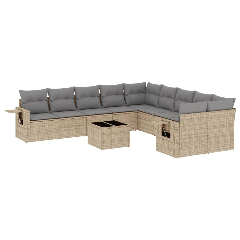 VidaXL Garten sofagarnitur poly-rattan