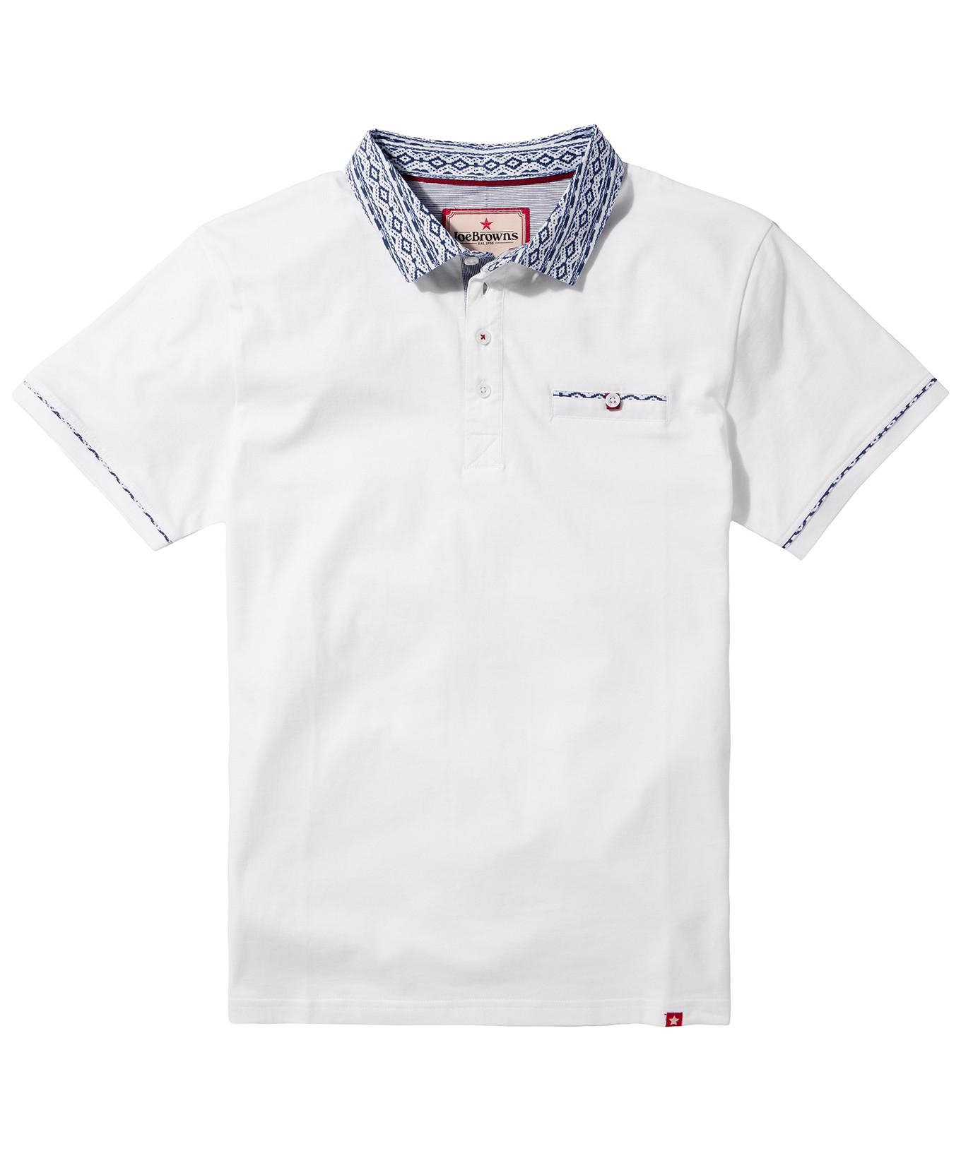 Joe Browns Polohemd mit Aztekenmuster