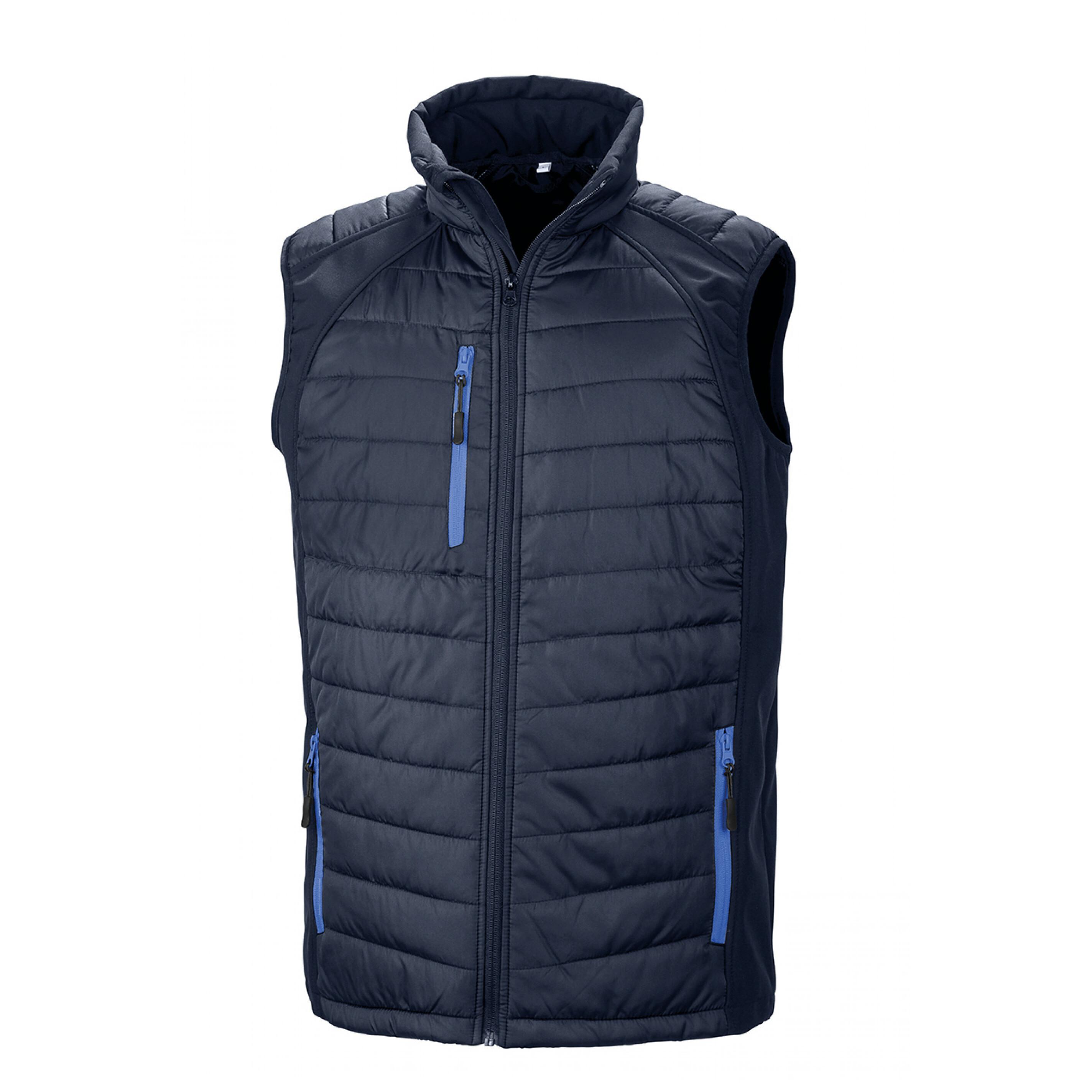 Result recycelte gepolsterte daunenjacke black compass