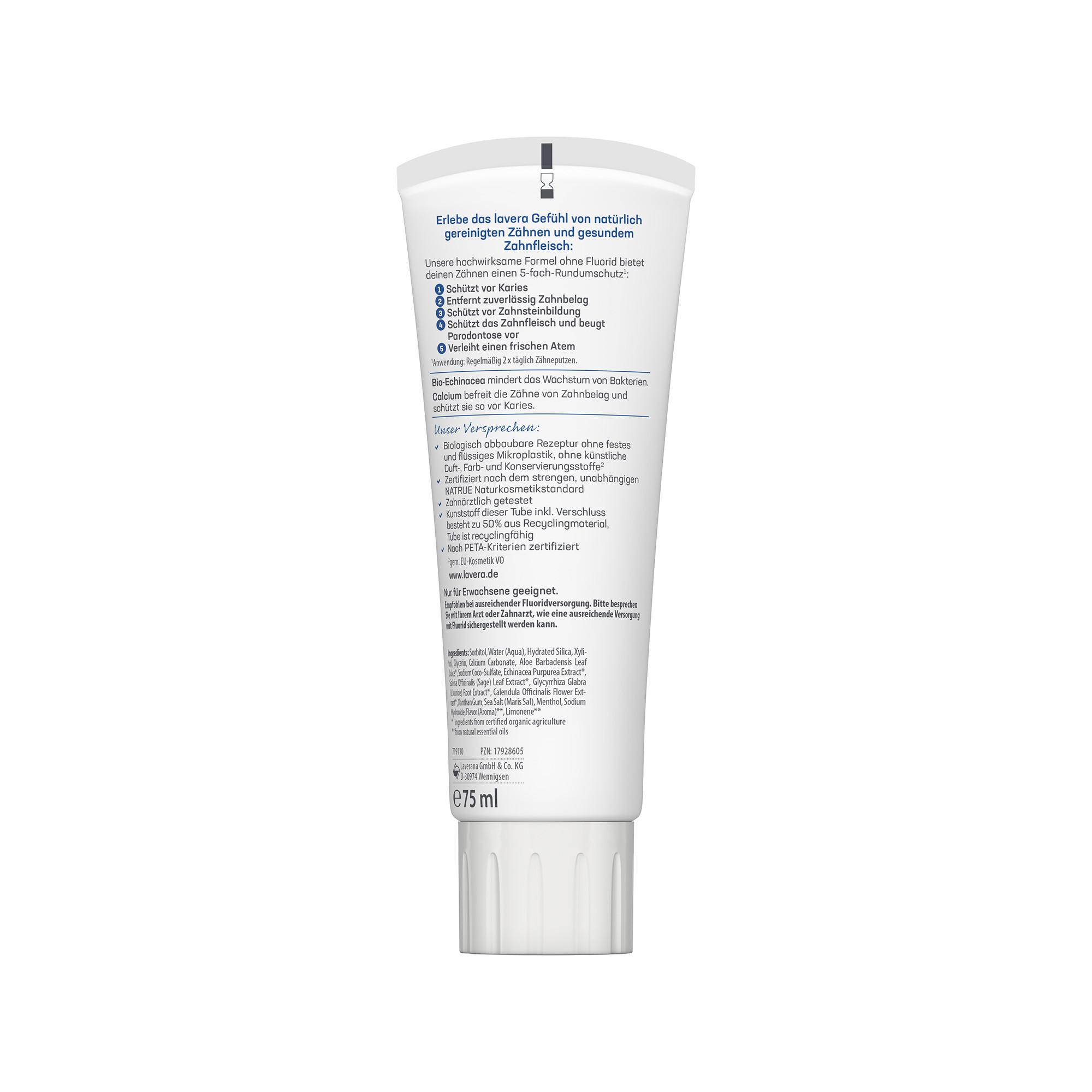 lavera Zahncreme Complete Care fluoridfrei