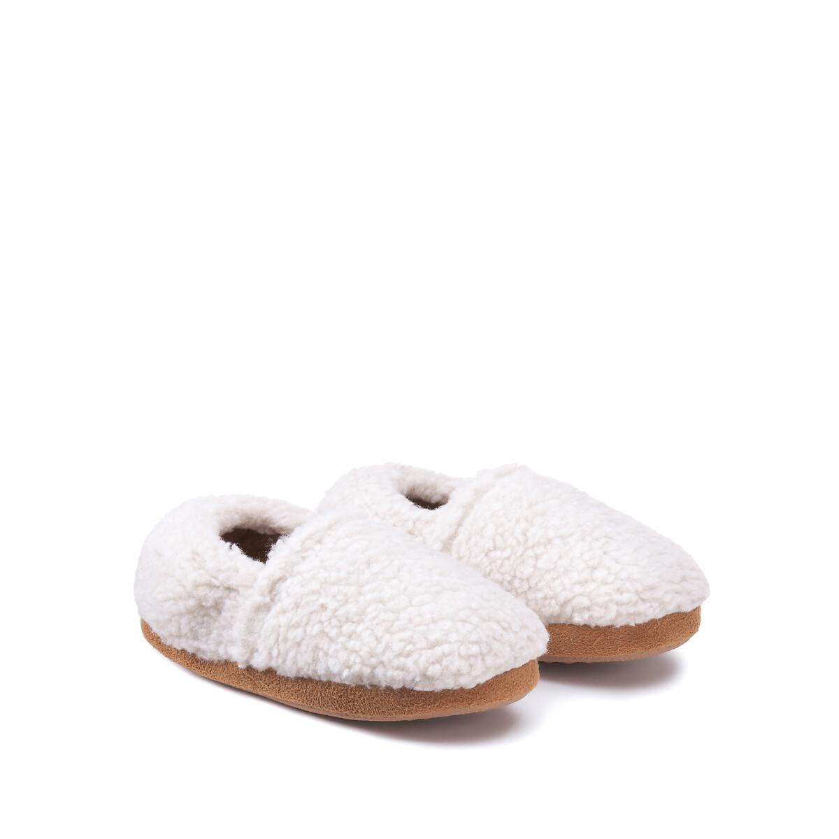 La Redoute Collections Hausschuhe aus Lammfellimitat