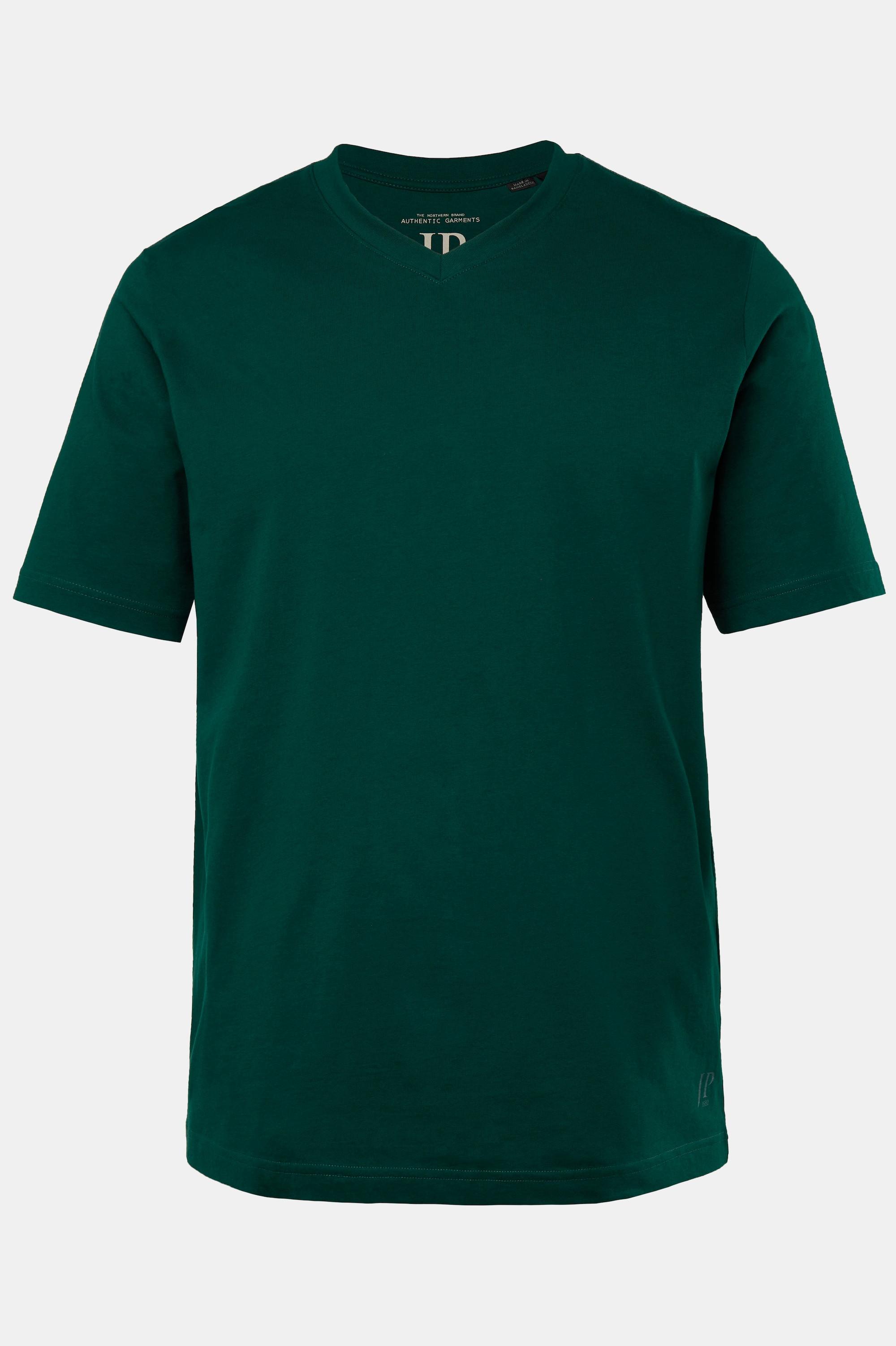 JP1880 Basic V-Ausschnitt Melange T-Shirt