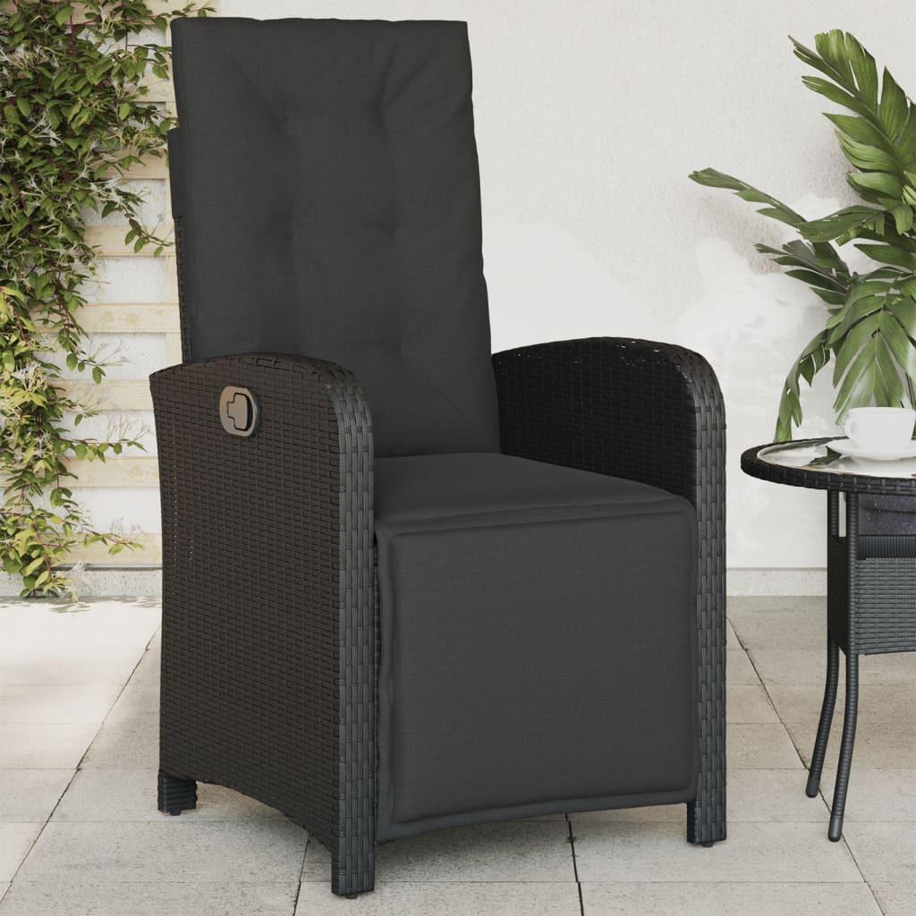 VidaXL Gartensessel verstellbar poly-rattan