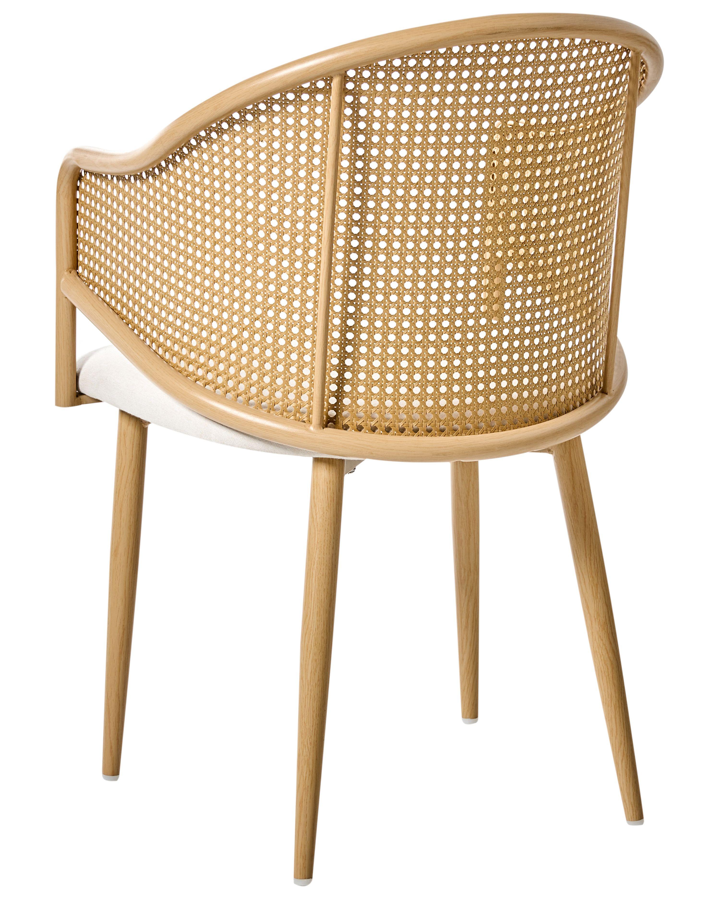 Beliani Esszimmerstuhl 2er Set aus Eisen Retro WEIMAR