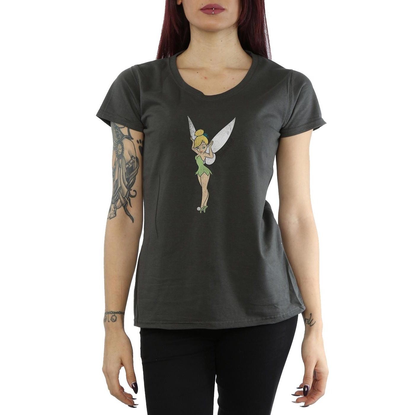 Disney Tinkerbell Print Kurzarm T-Shirt