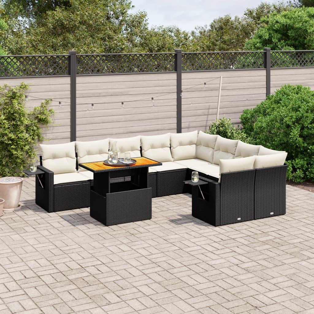 VidaXL Garten sofagarnitur poly-rattan