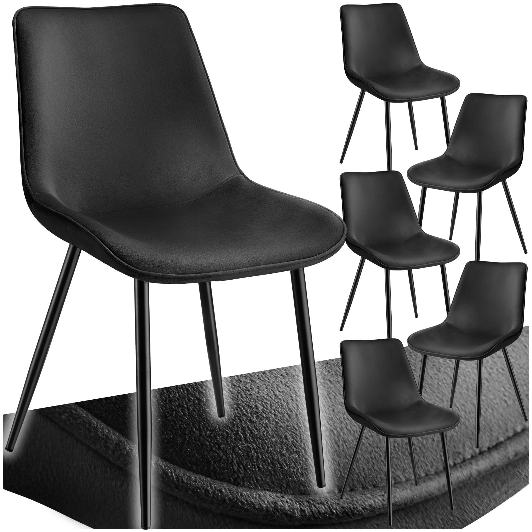 Tectake Set Stuhl Monroe Samtoptik