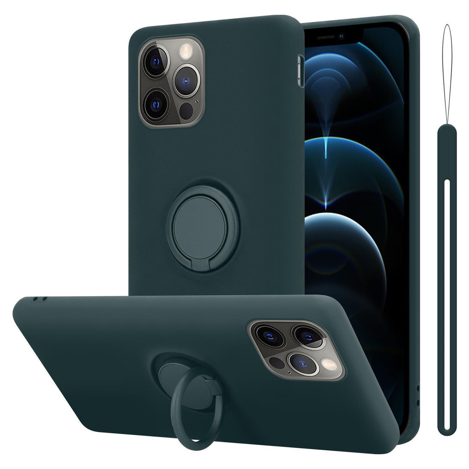 Cadorabo Hülle für Apple iPhone 13 PRO MAX TPU Silikon mit Ring Liquid