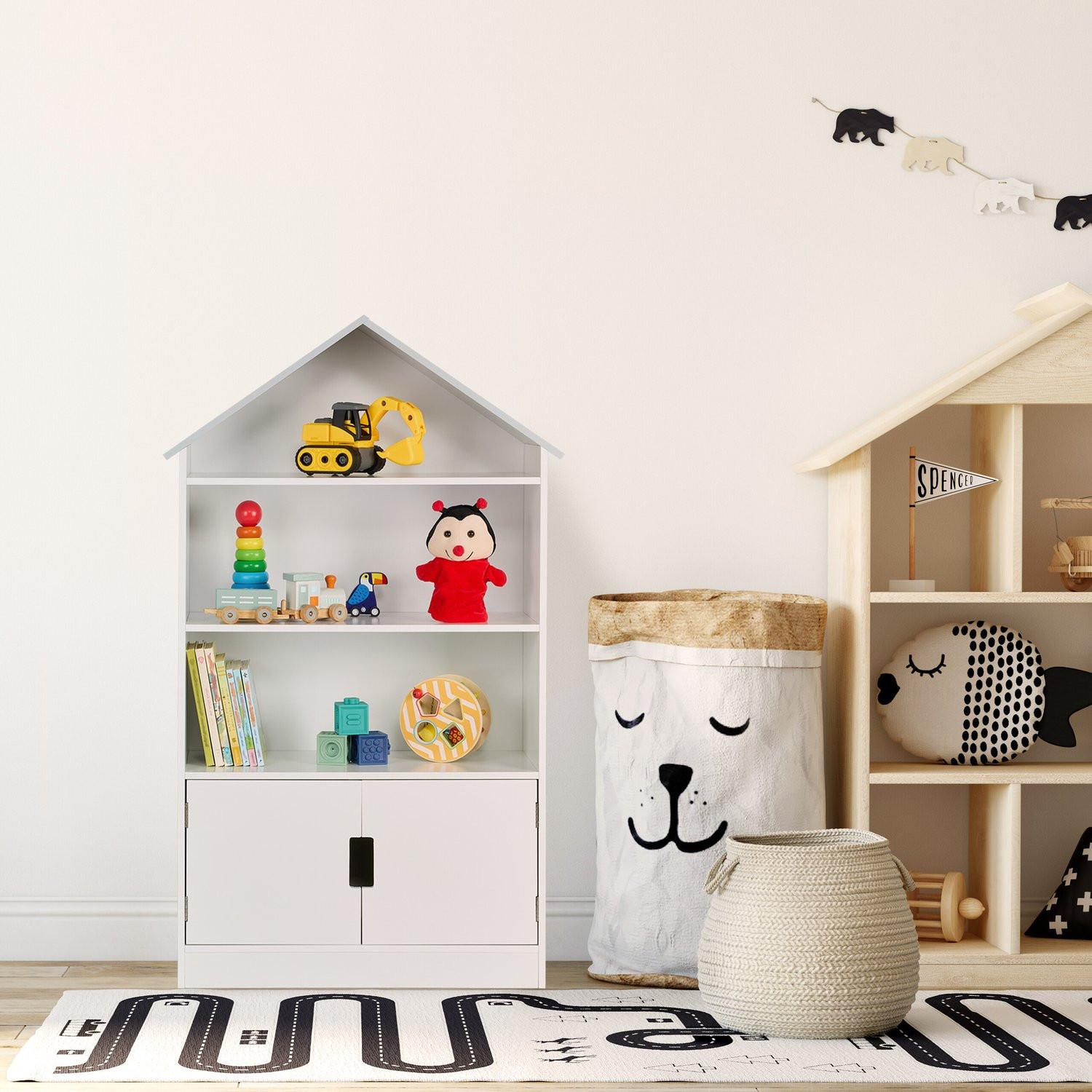 B2X Hausförmiges Regal für Kinder