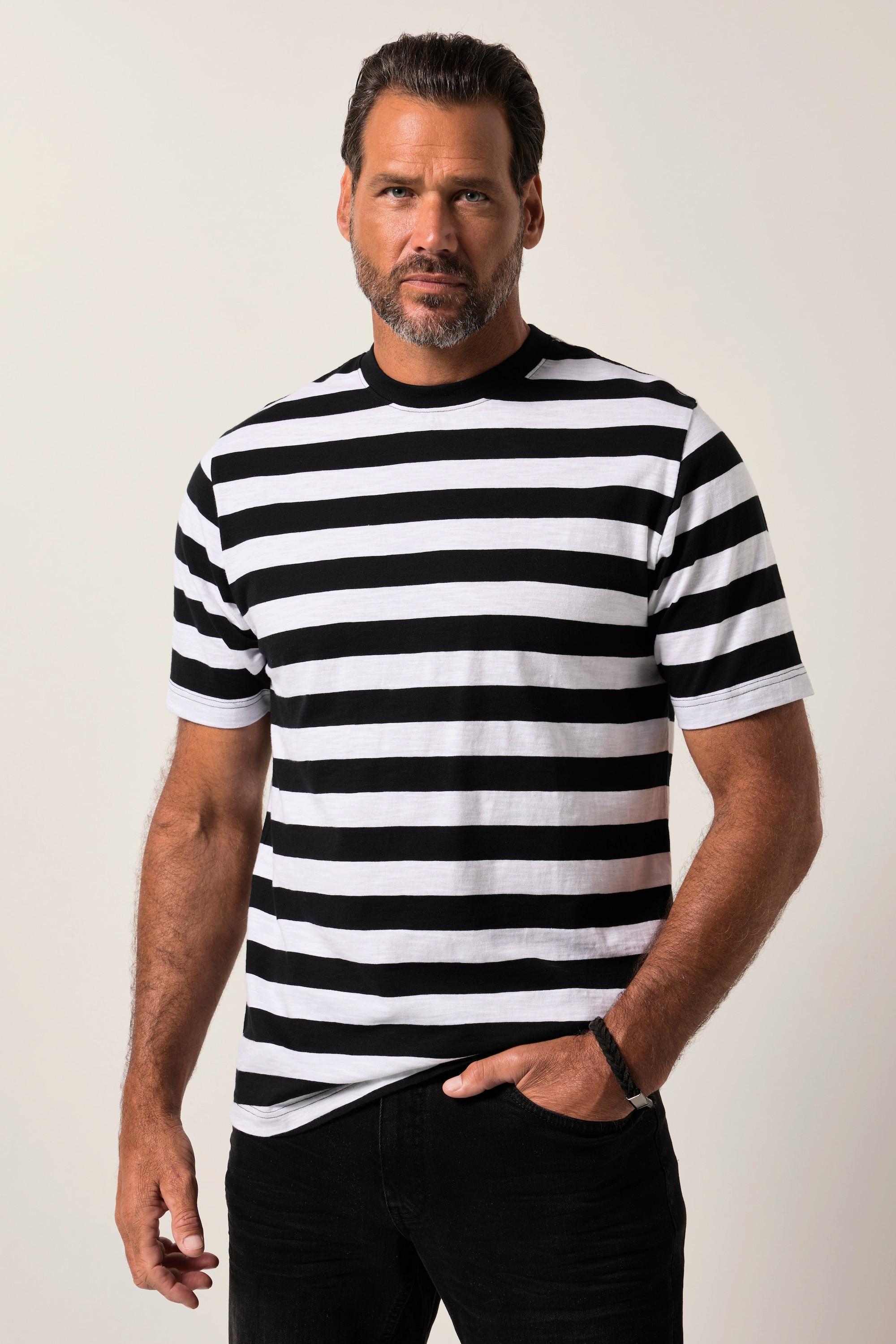 JP1880 Ringel Halbarm Rundhals T-Shirt