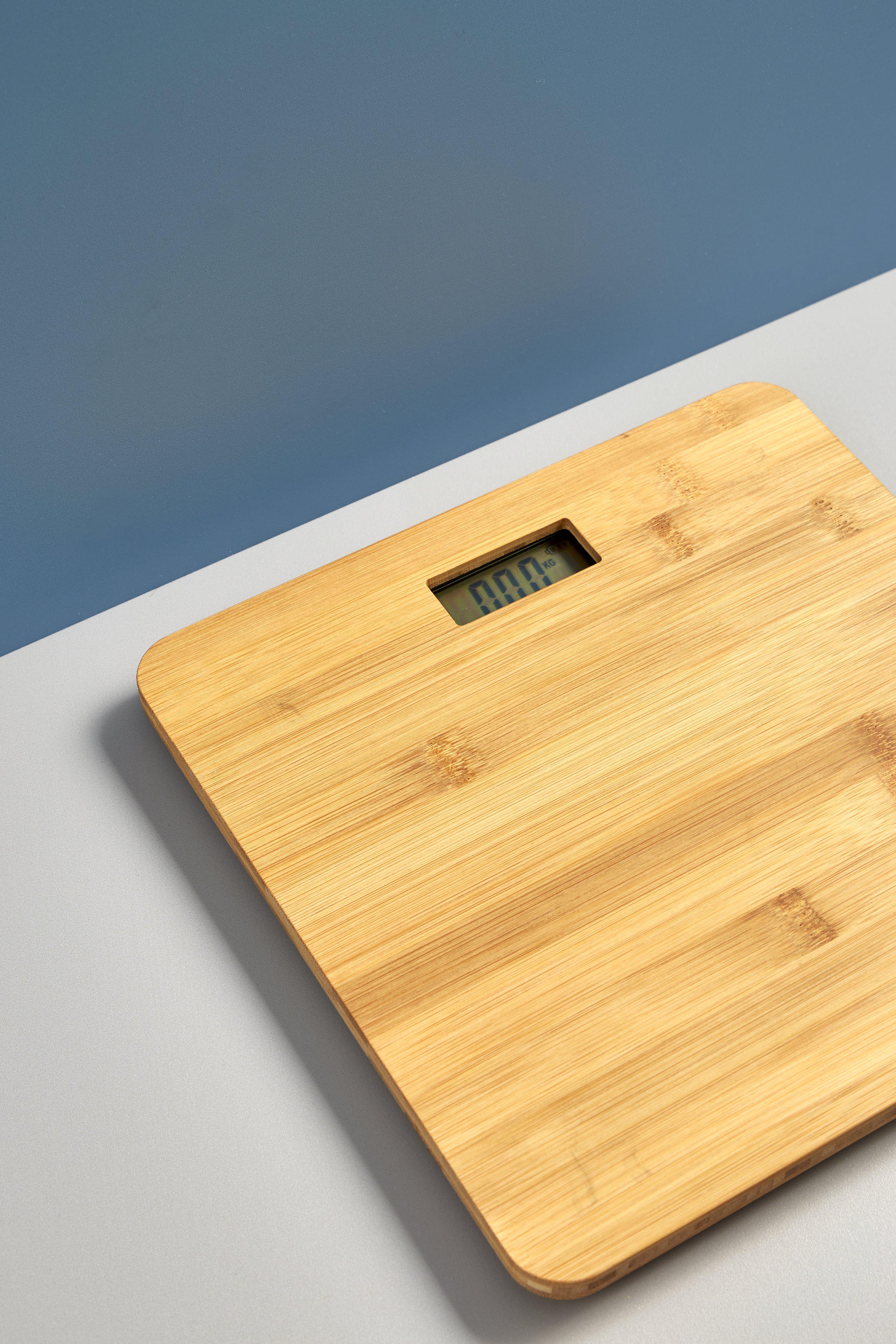 SCHOU Personenwaage Bambus