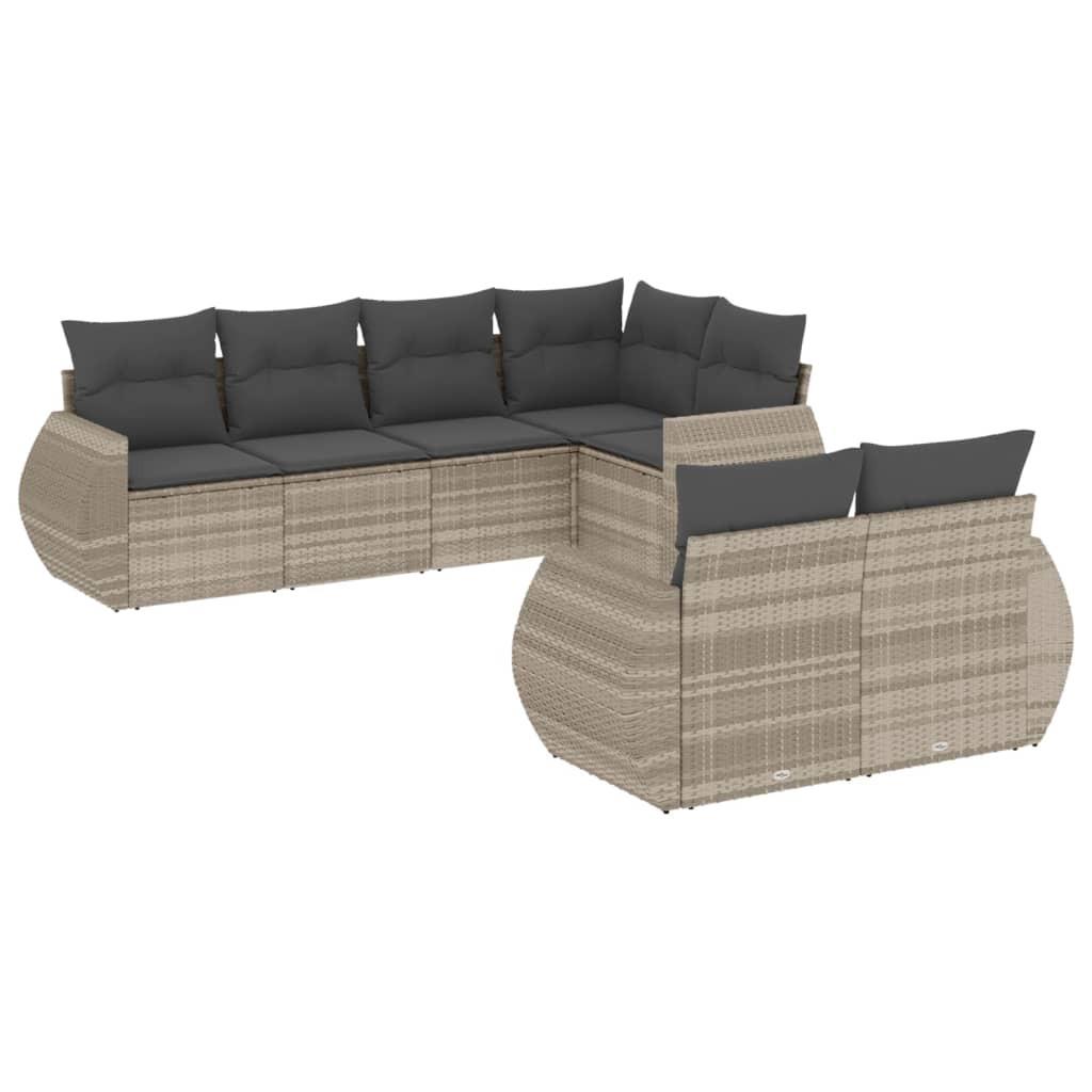 VidaXL Garten sofagarnitur poly-rattan