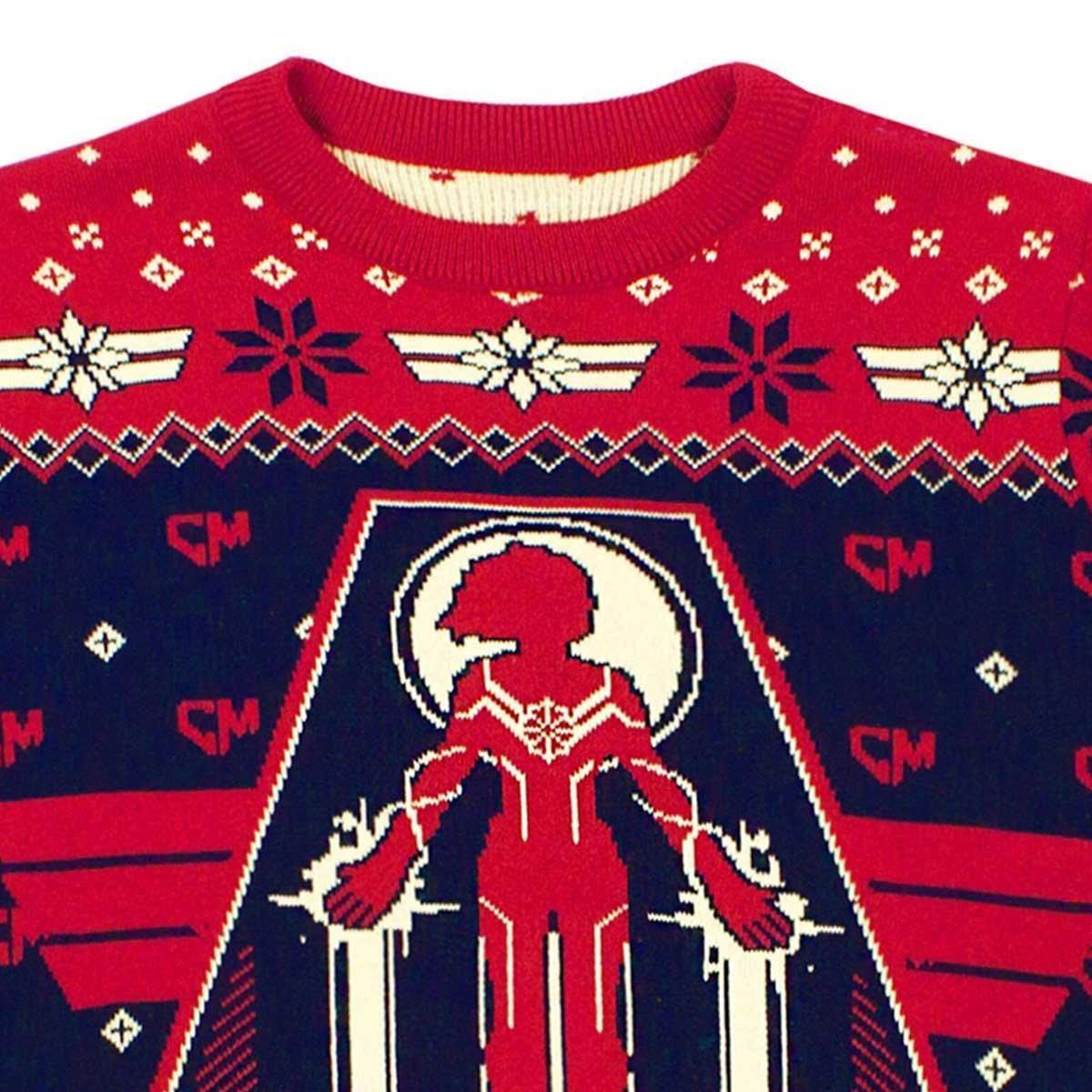 Captain Marvel Premium Pullover  weihnachtliches Design