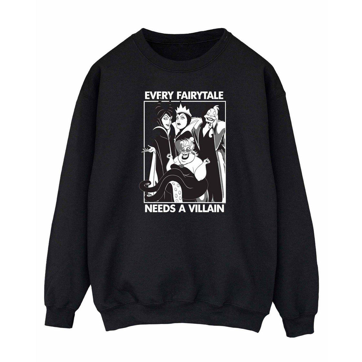 Disney PRINCESS Every Fairy Tale Needs A Villain Sweatshirt