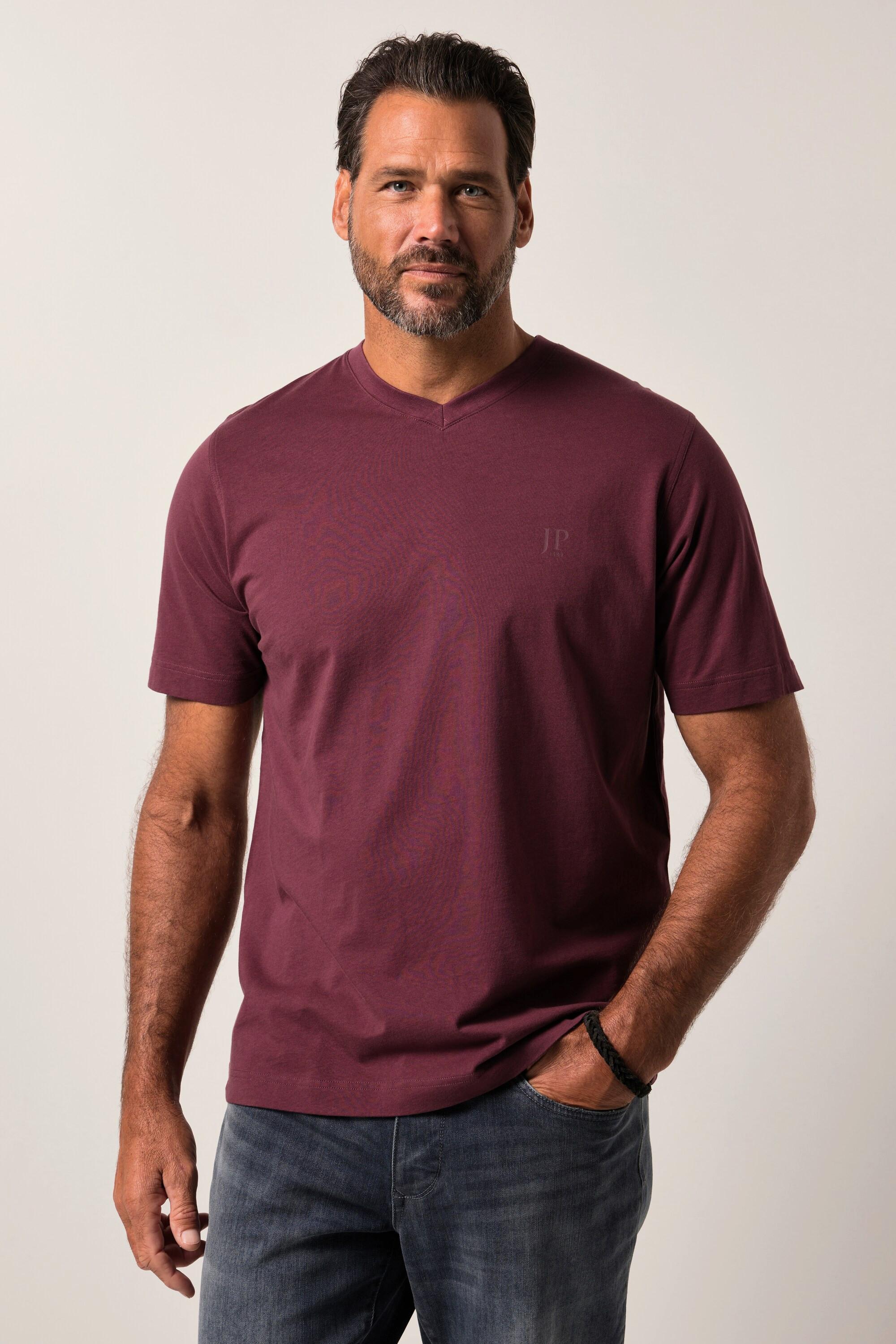 JP1880 Basic V-Ausschnitt Halbarm T-Shirts 2er-Pack T-Shirts, Basic, 2er-Pack, V-Ausschnitt, Halbarm