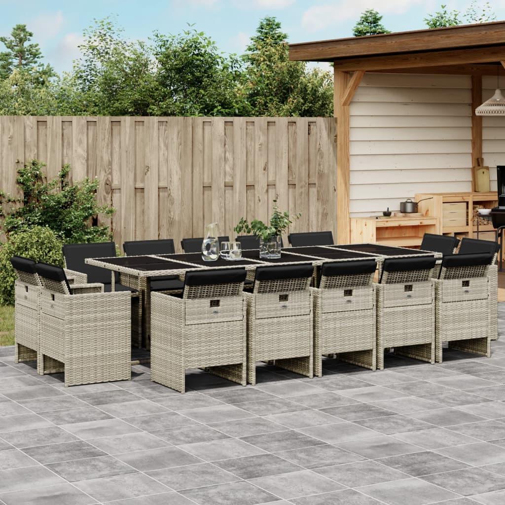 VidaXL Garten essgruppe poly-rattan