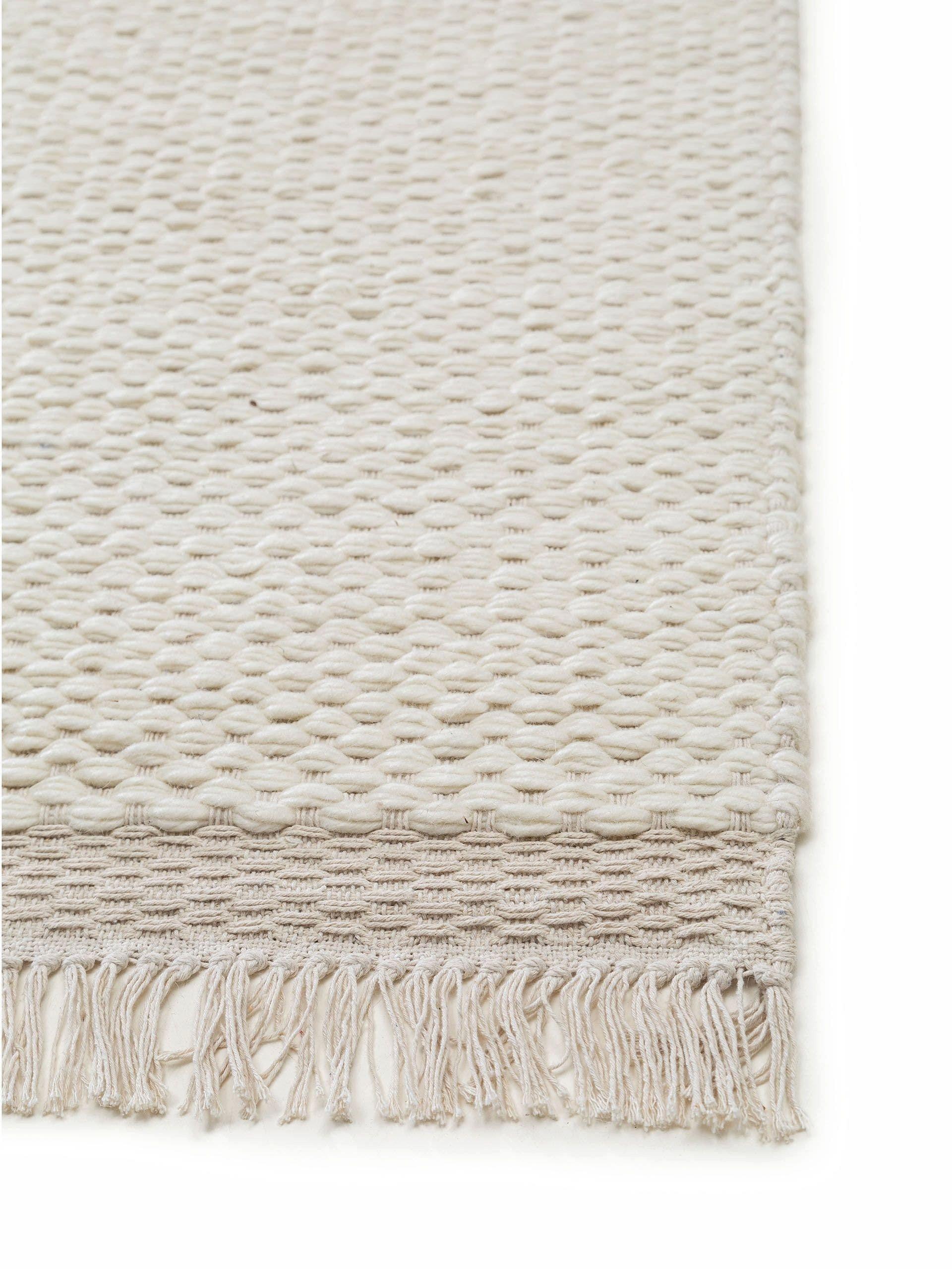 Benuta Wollteppich Lana Cream