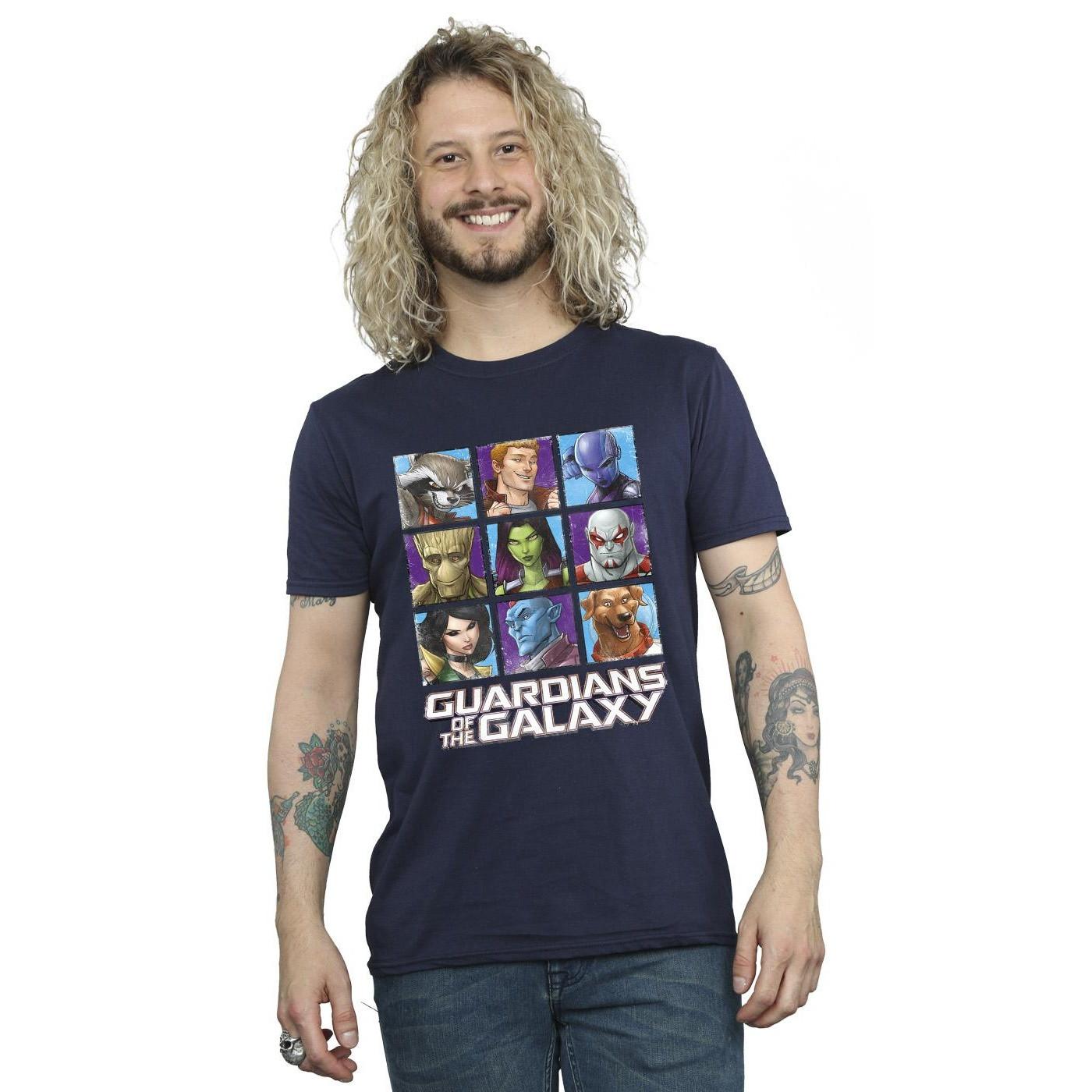 Guardians Of The Galaxy Guardians of the Galaxy Character Grid T-Shirt