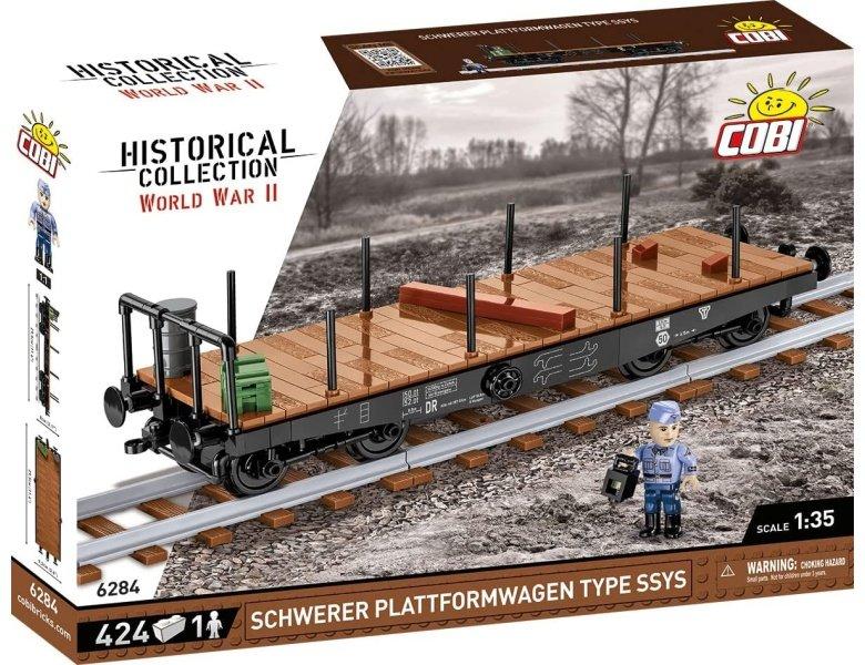 Cobi Historical Collection Schwerer Plattformwagen Type SSYS (6284)