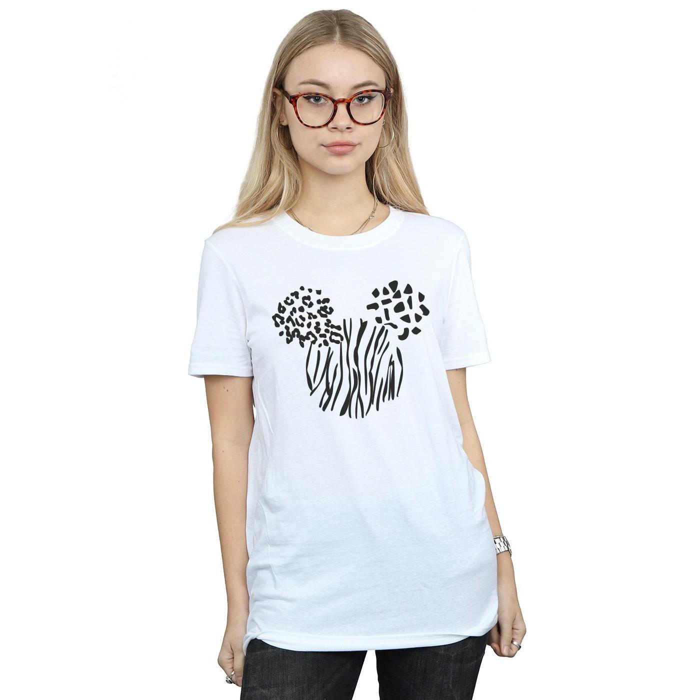 Disney Mickey Mouse Animal Print T-Shirt