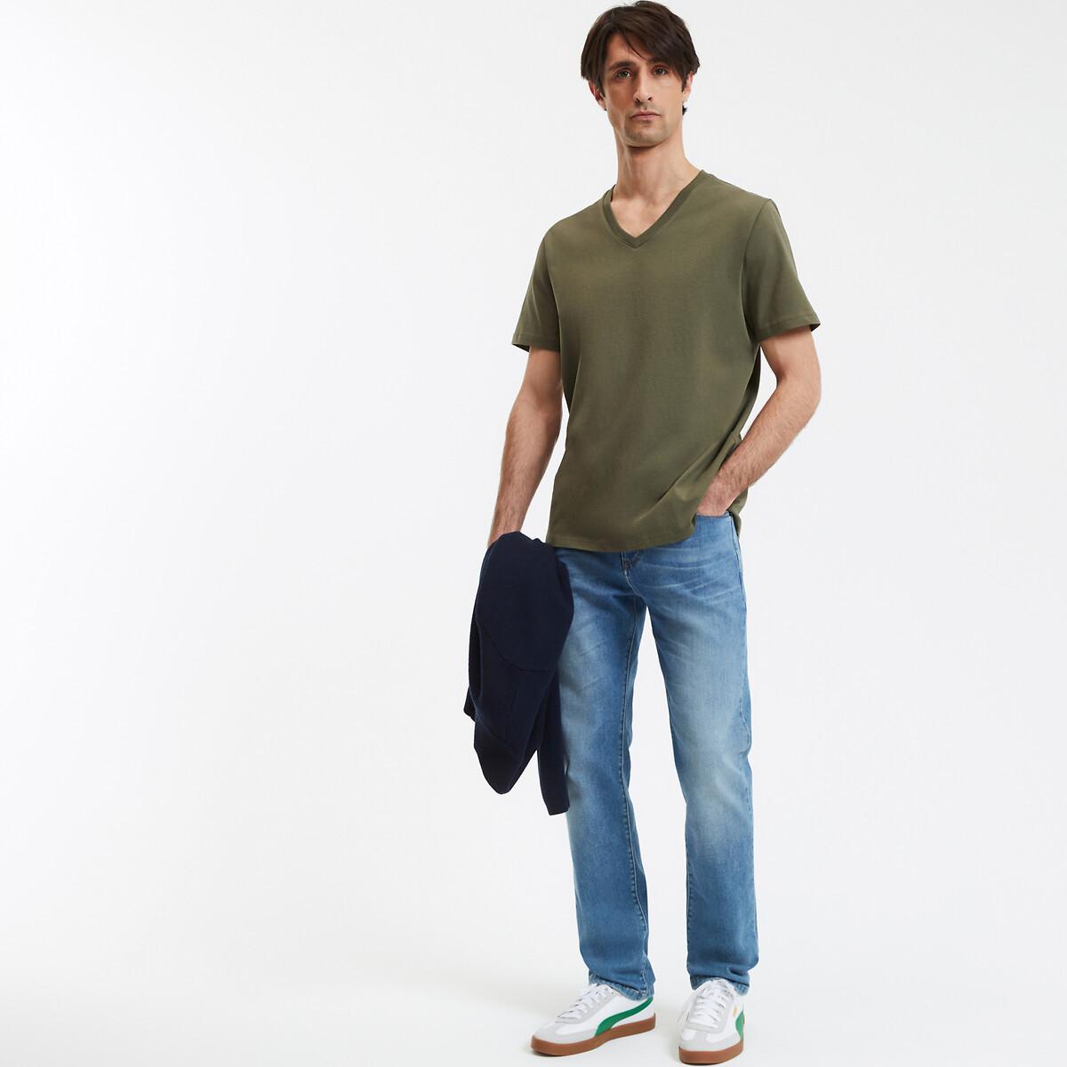 La Redoute Collections V-Ausschnitt Kurzarm T-Shirt