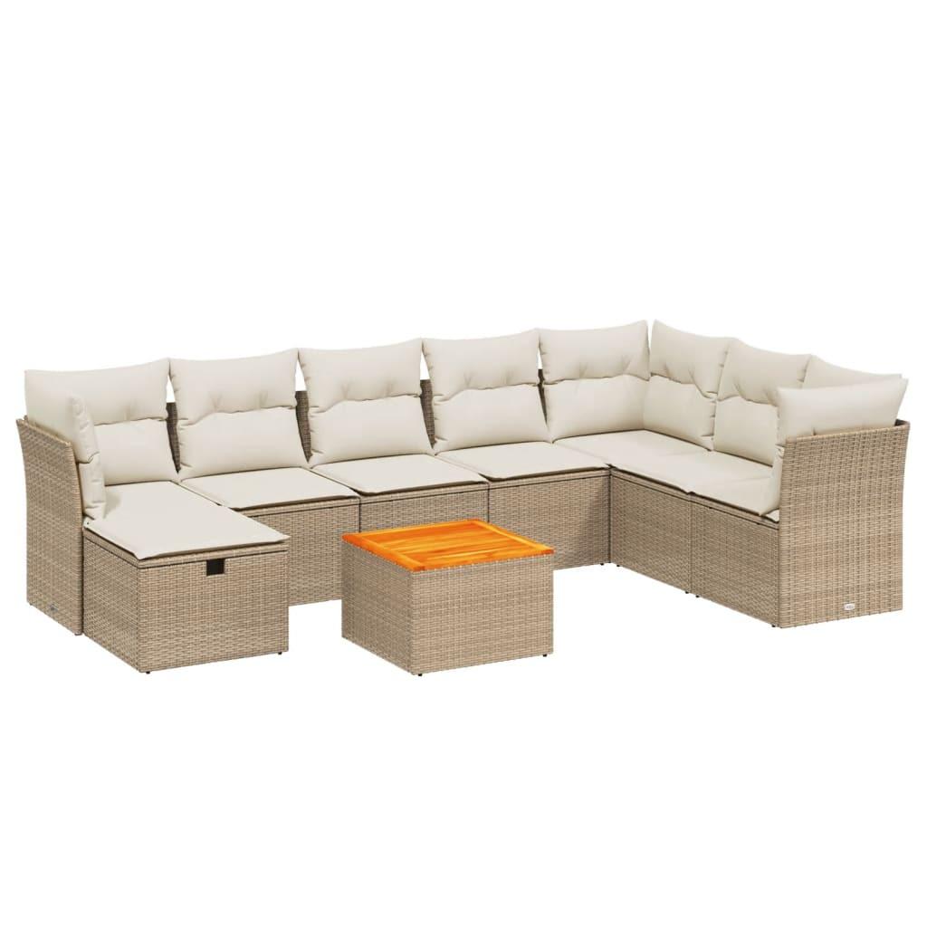VidaXL Garten sofagarnitur poly-rattan