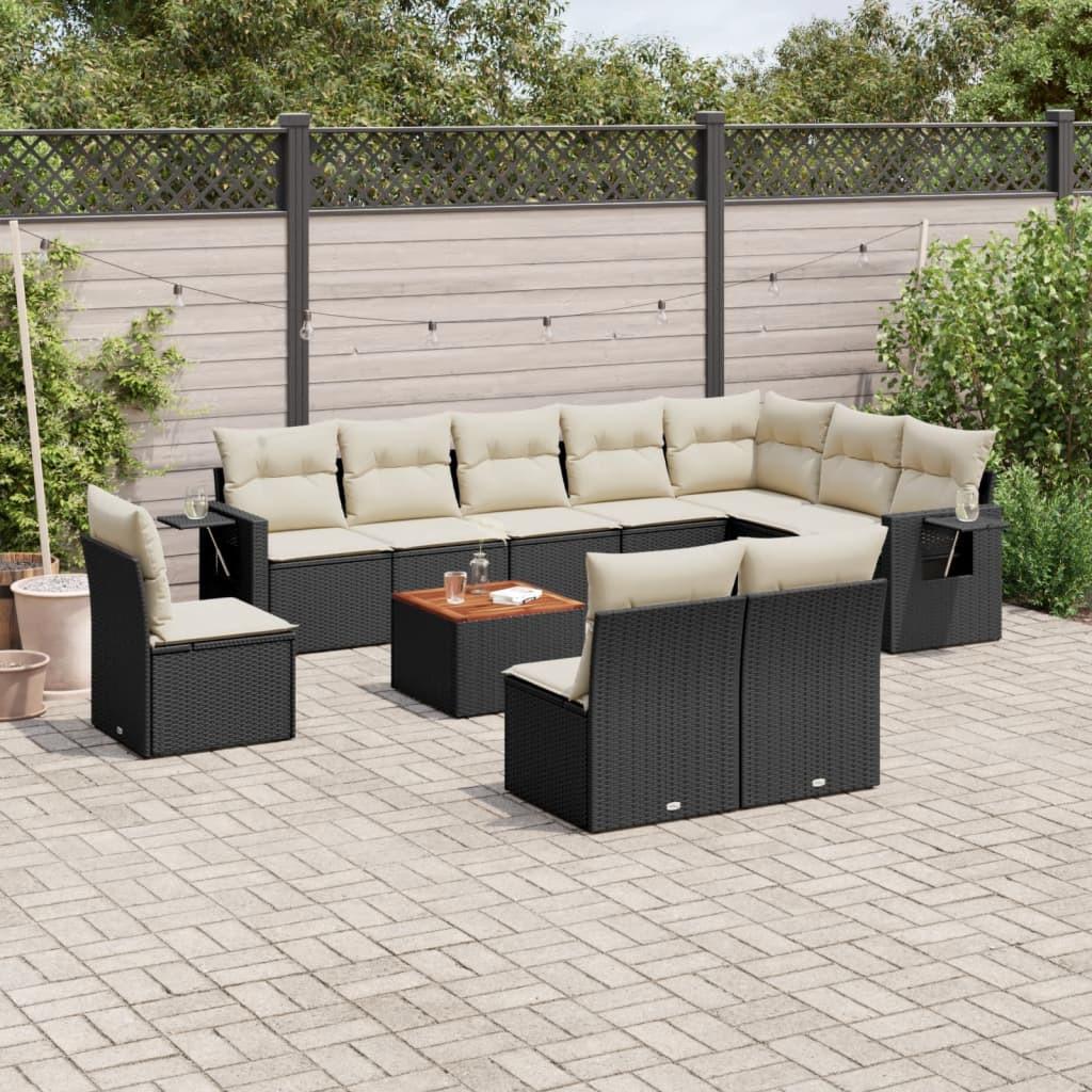 VidaXL Garten sofagarnitur poly-rattan