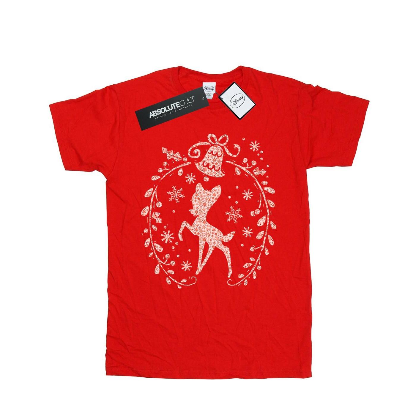 Disney Bambi Christmas Wreath T-Shirt