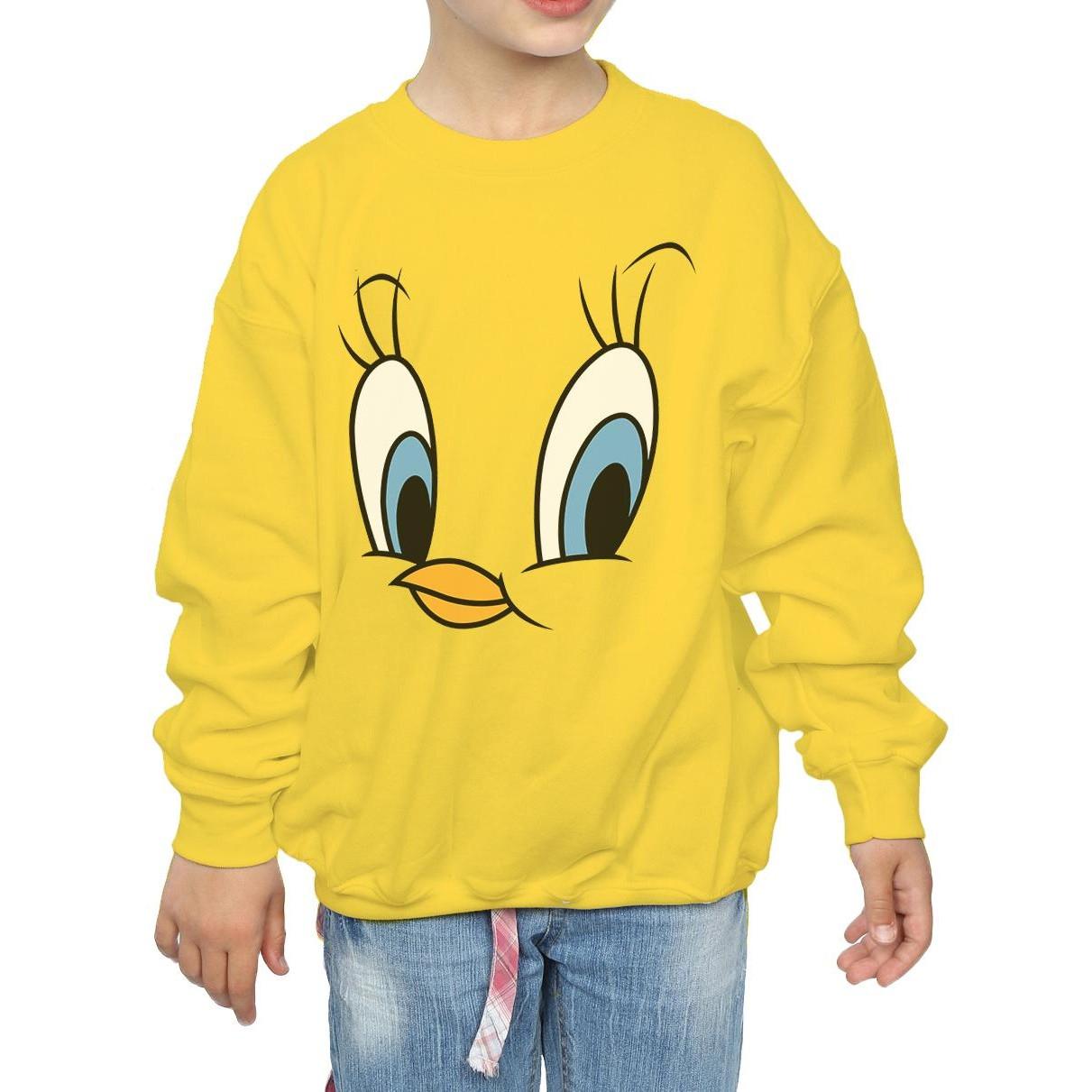 LOONEY TUNES Tweety Pie Face Sweatshirt