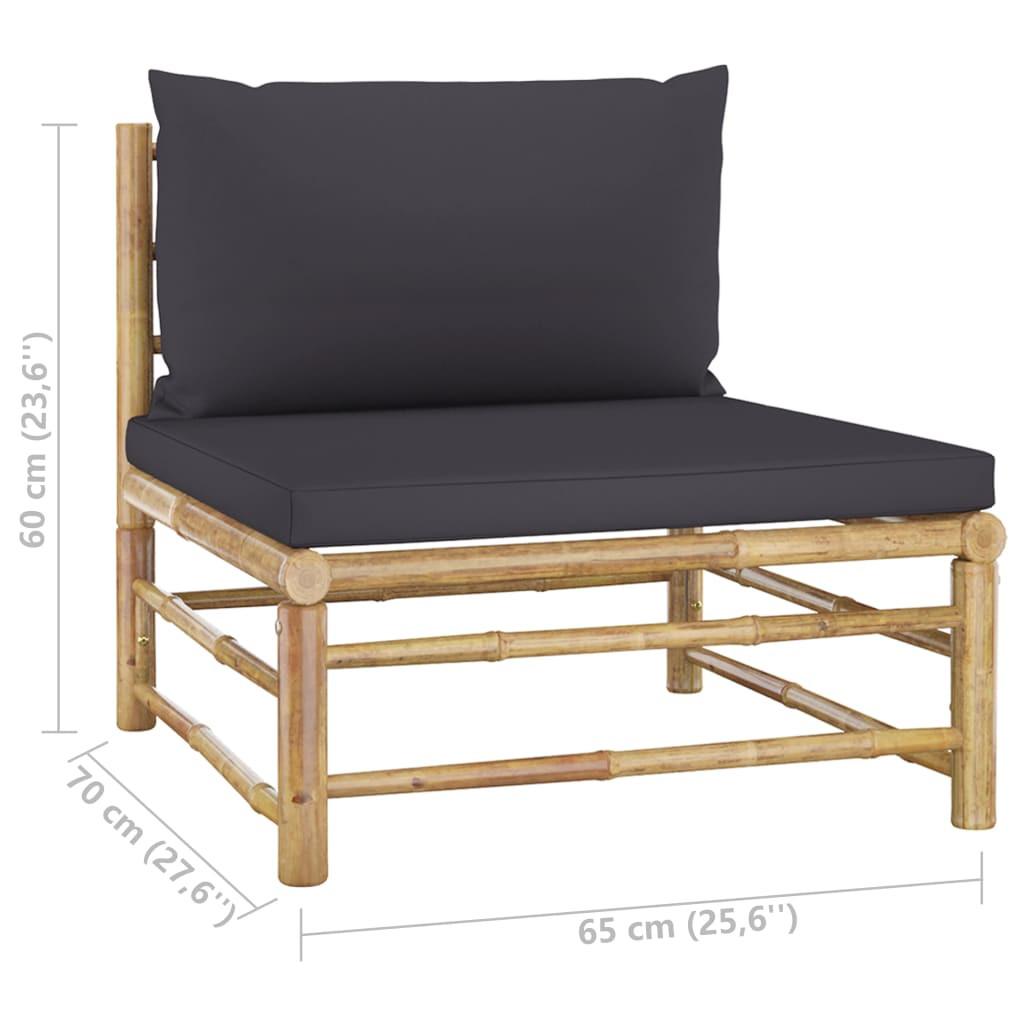 VidaXL Garten-lounge-set bambus