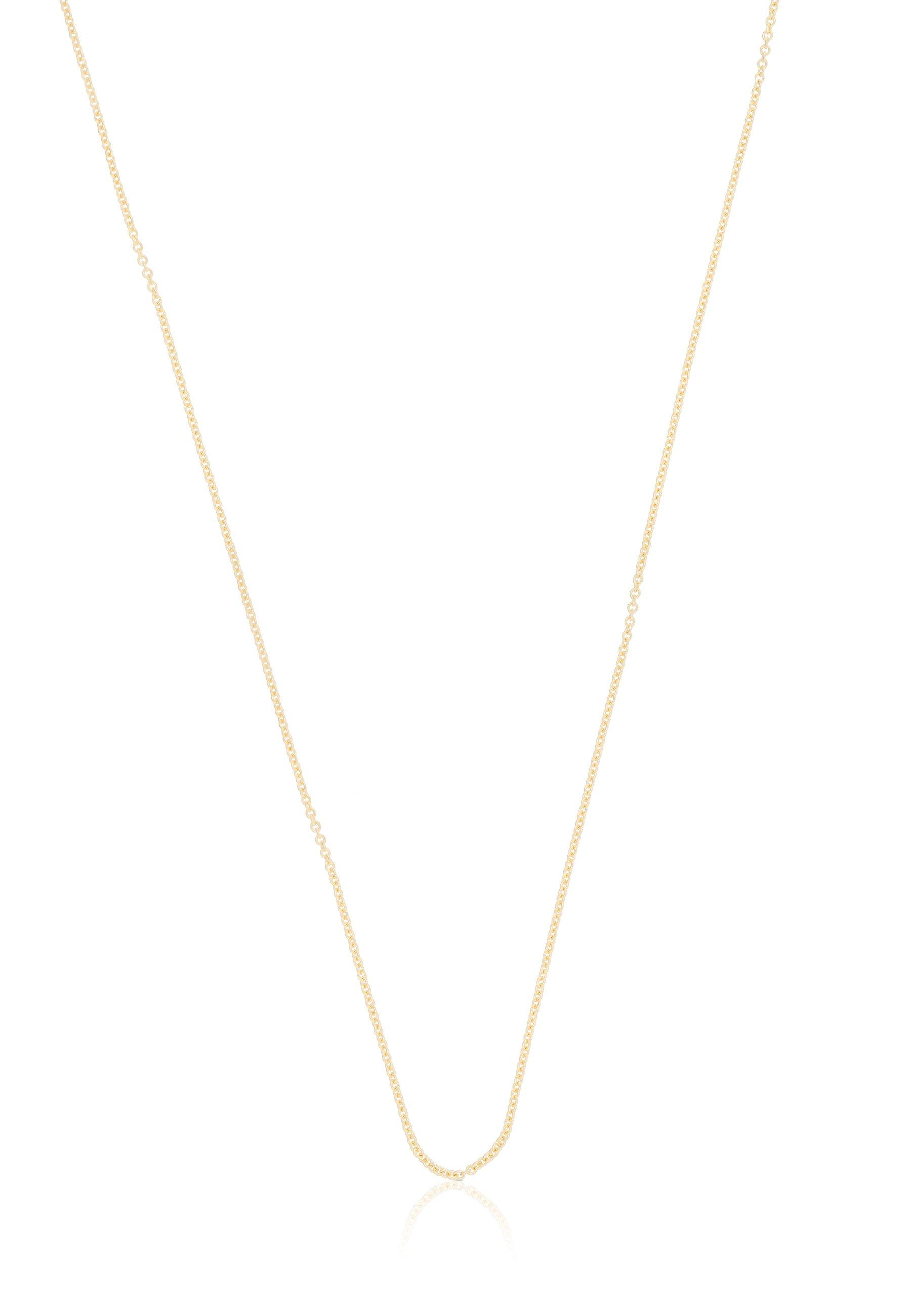 MUAU Schmuck Collier Rundanker Gelbgold 750, 0.9mm, 55cm